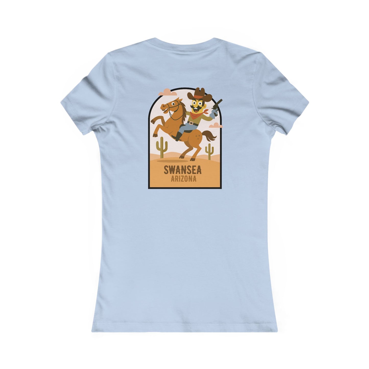 Women's Swansea Arizona Cowboy Tee - Western Double Sided Shirt