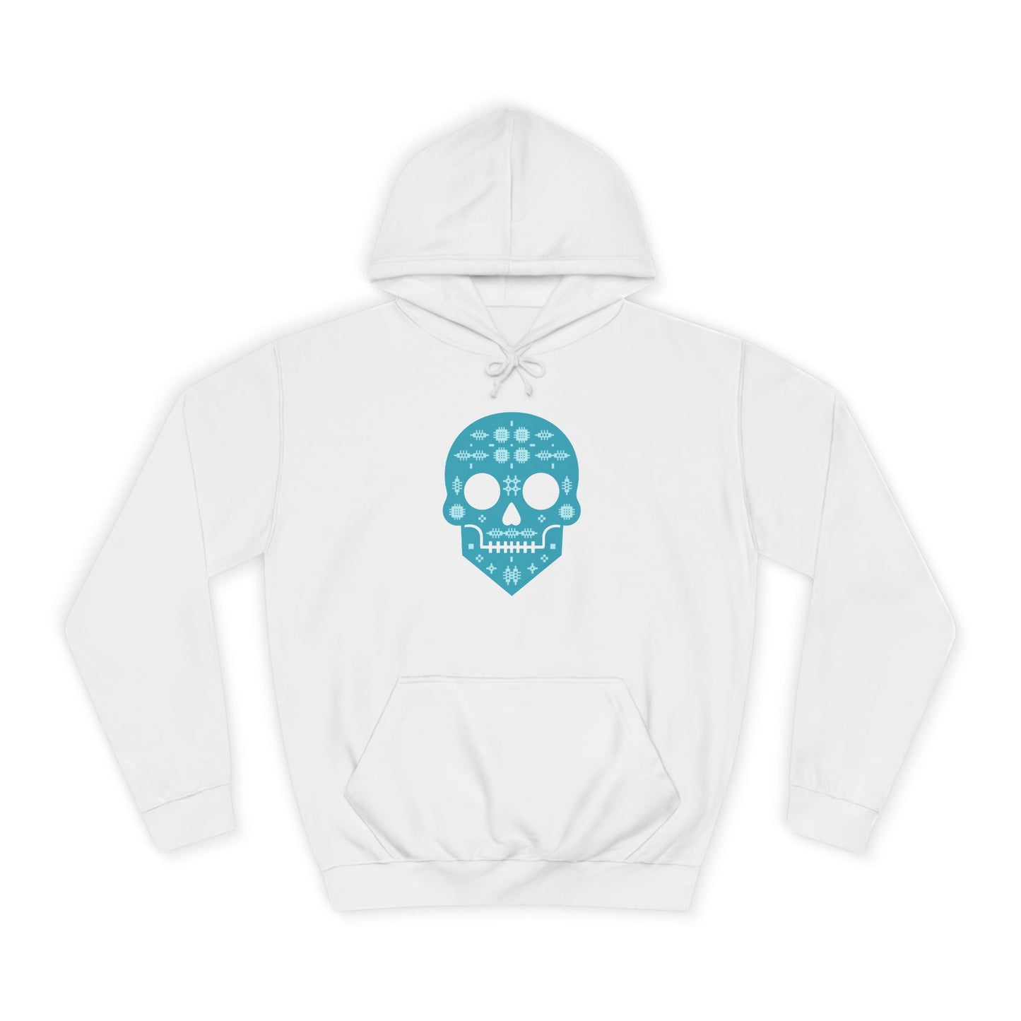 Day of the Dead Welsh Tapestry Skull Hoodie (Unisex)