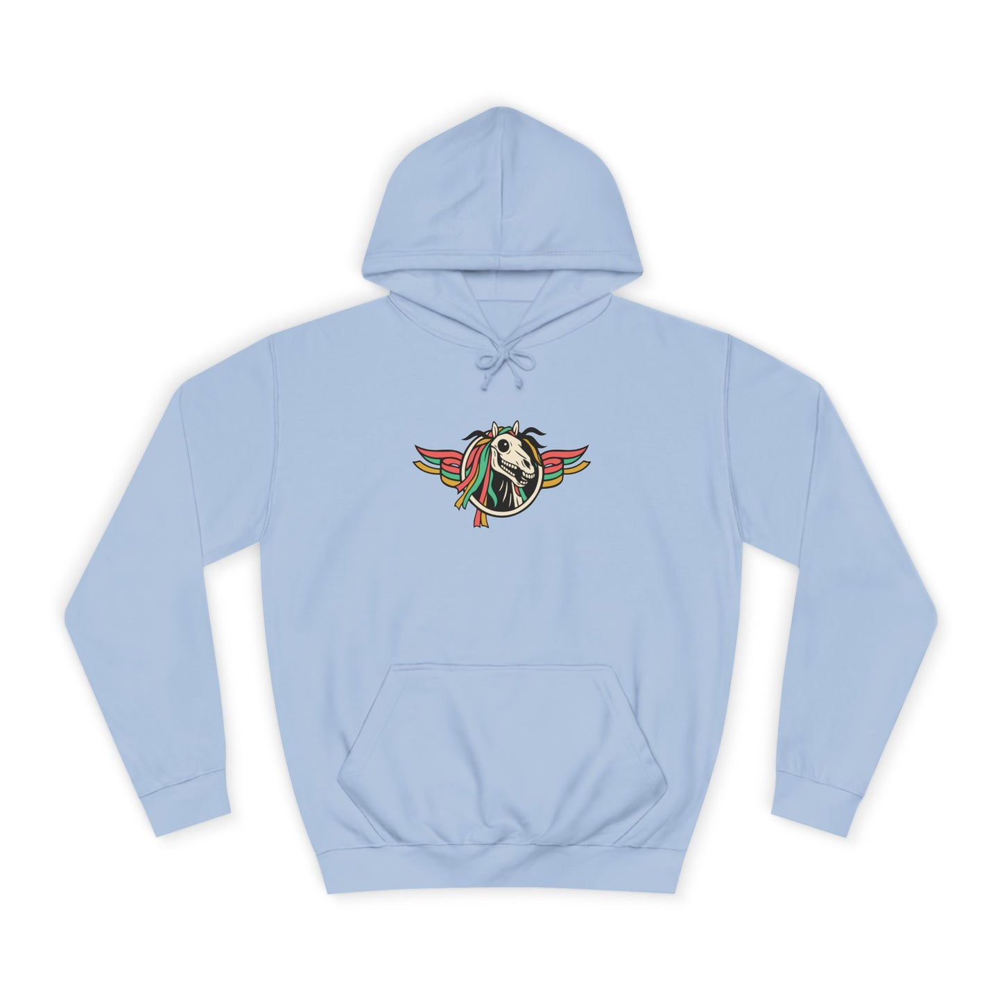 Mari Lwyd Unisex Horse Skull Hoodie