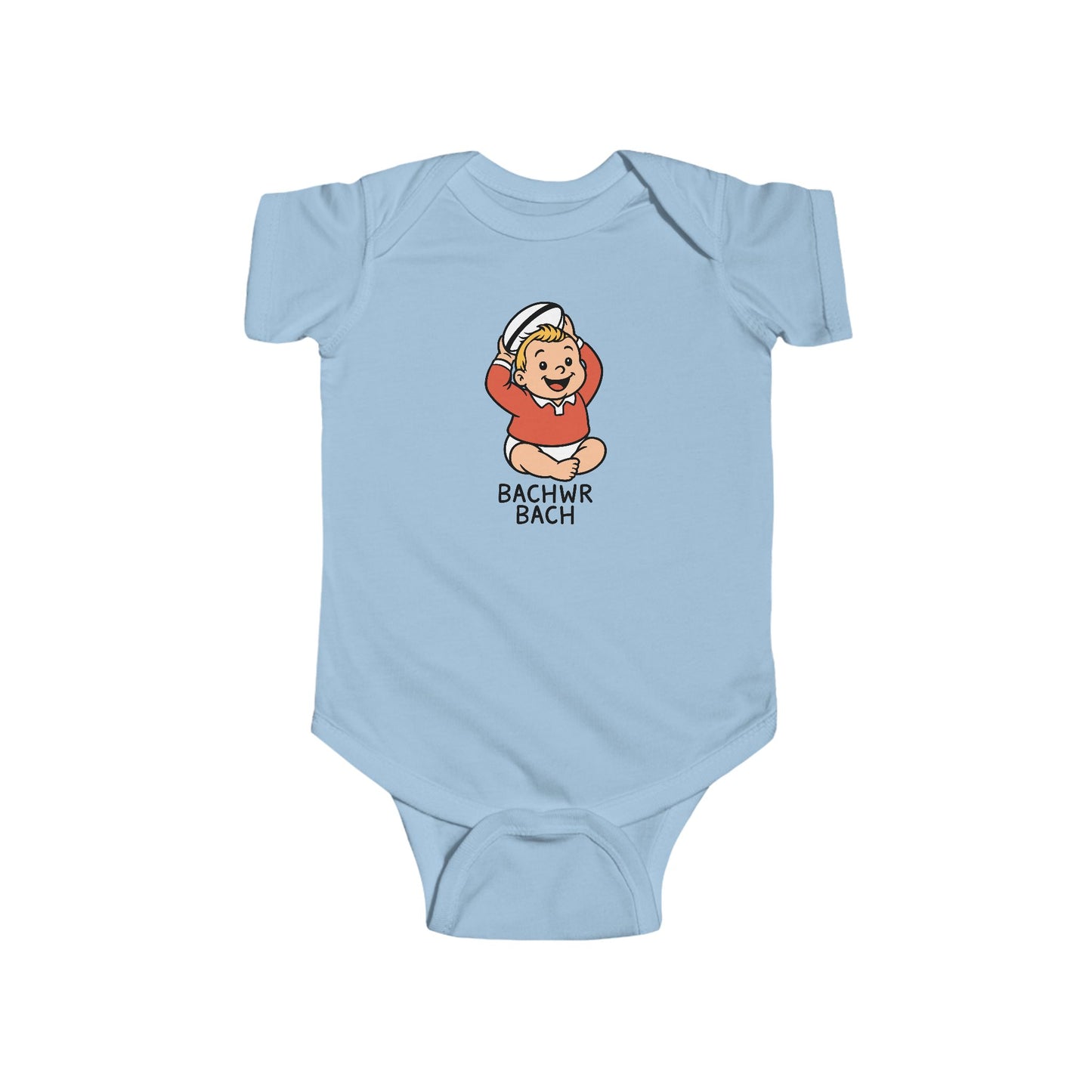 Infant Welsh Rugby Bodysuit - "Bachwr Bach"