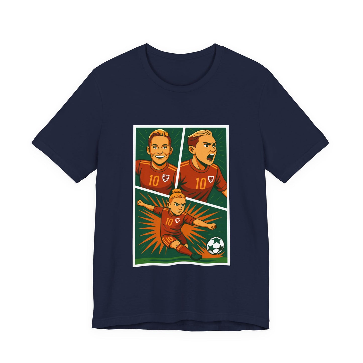 Jess Fishlock — Welsh Football Anime Inspired Graphic T-Shirt (Unisex)