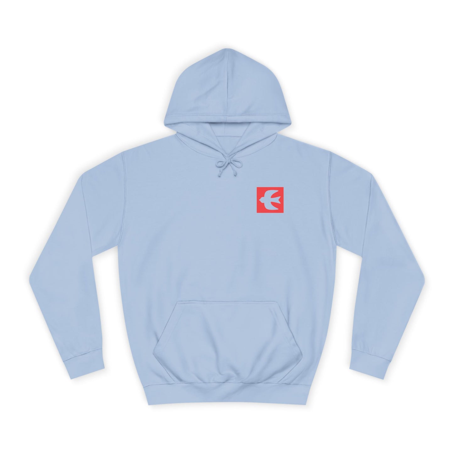 Retro Swallow & Wave Unisex Hoodie 'Can Y Wennol' (Double Sided)
