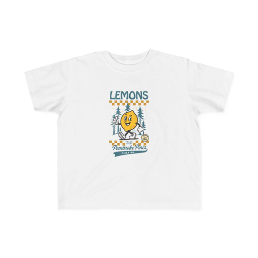 Toddler Retro Lemons T‑Shirt - Pembroke Pines