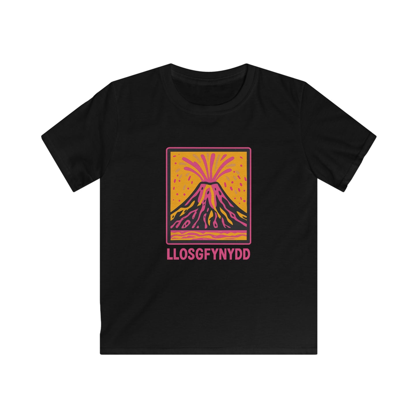 'Llosgfynydd' Welsh Volcano Kids Shirt