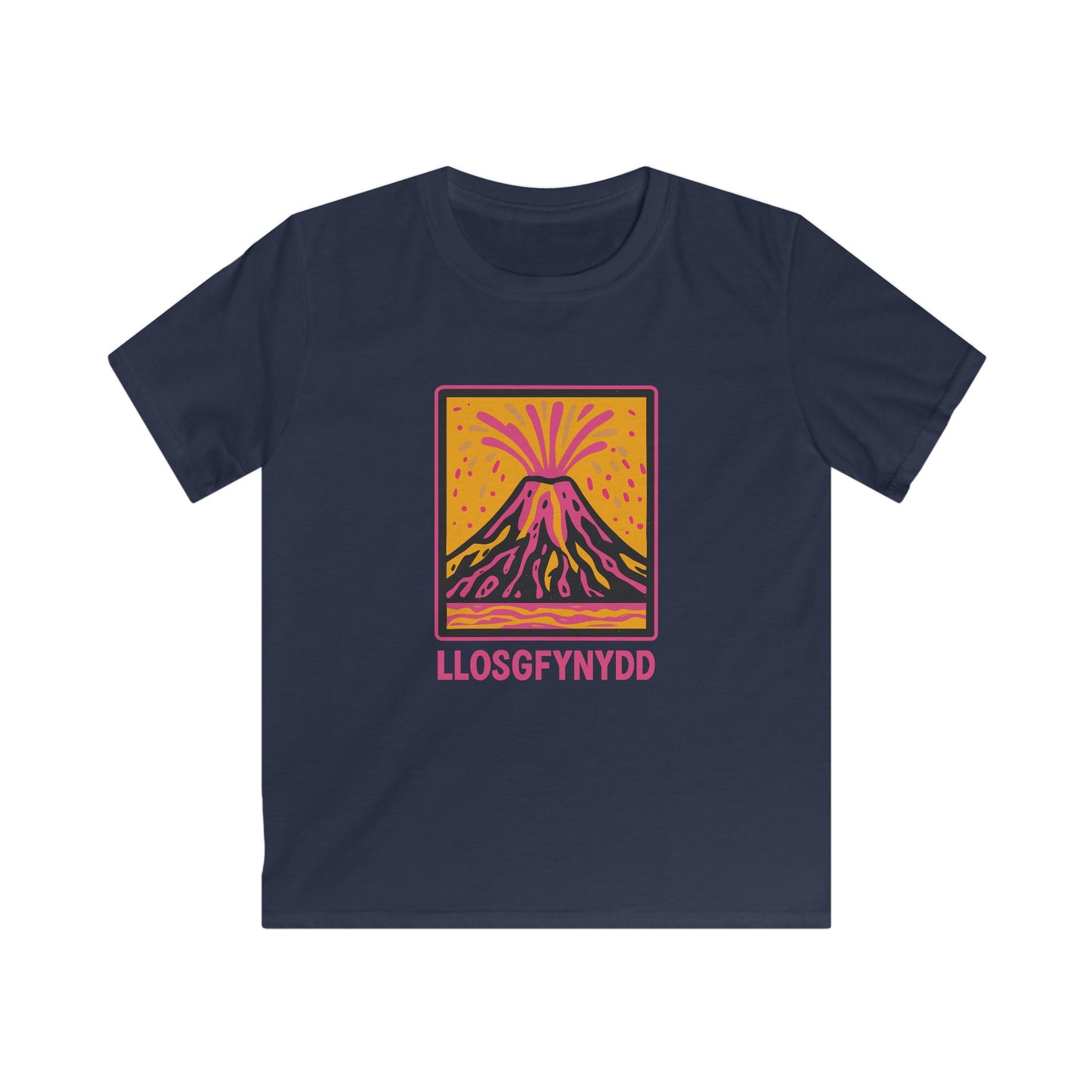 'Llosgfynydd' Welsh Volcano Kids Shirt