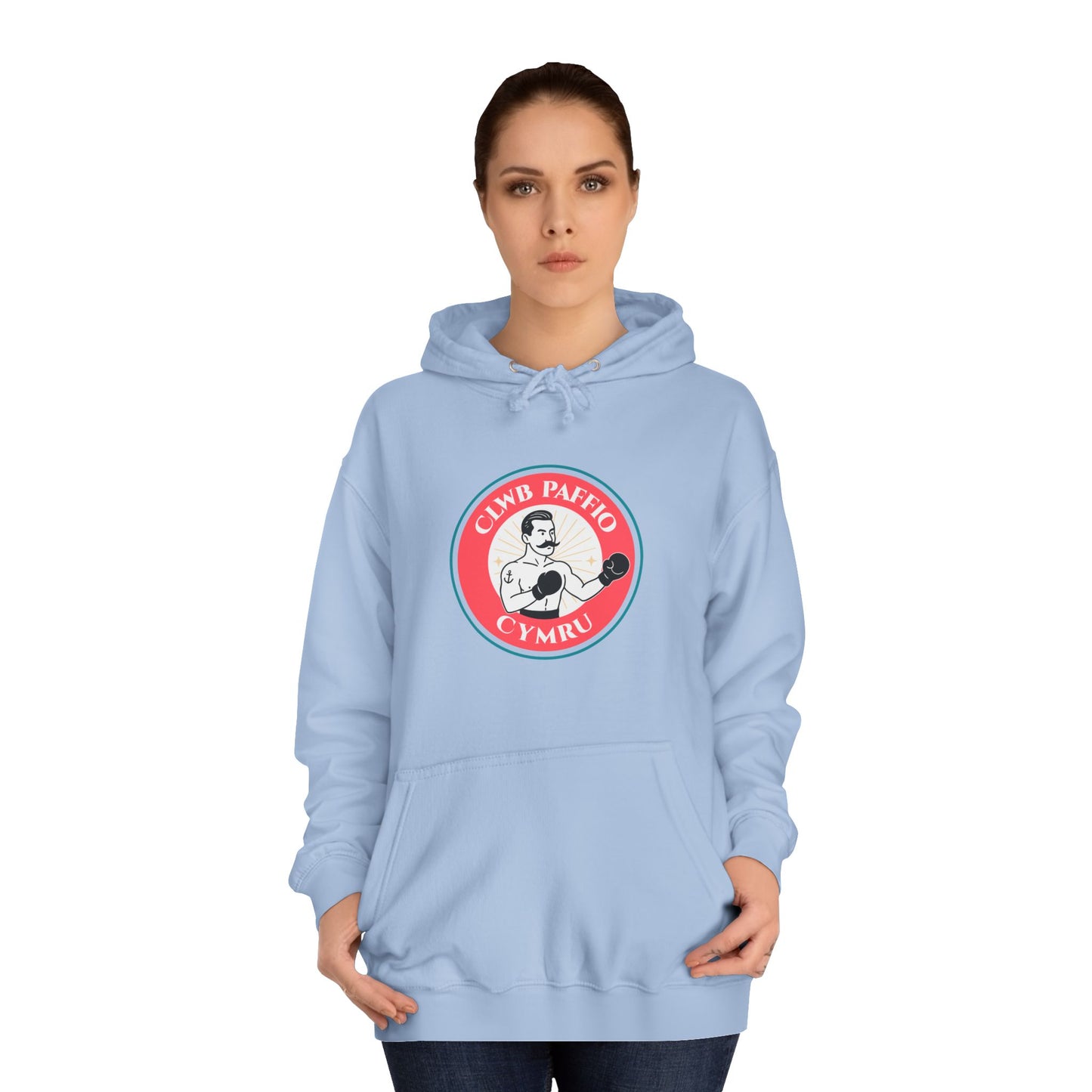 Clwb Paffio Cymru - Retro Boxing Unisex Hoodie