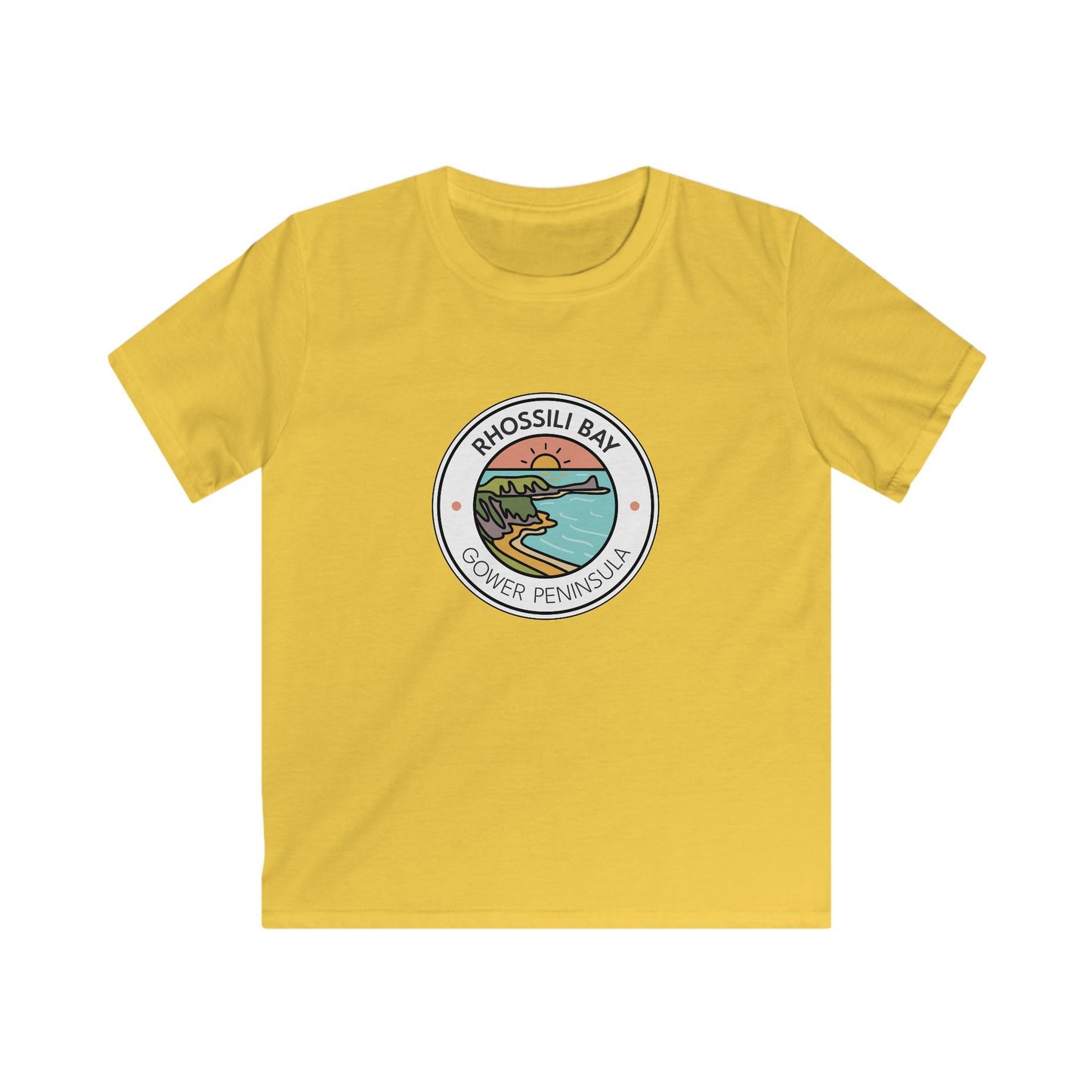 Kids 'Rhossili Bay' Vintage T-Shirt