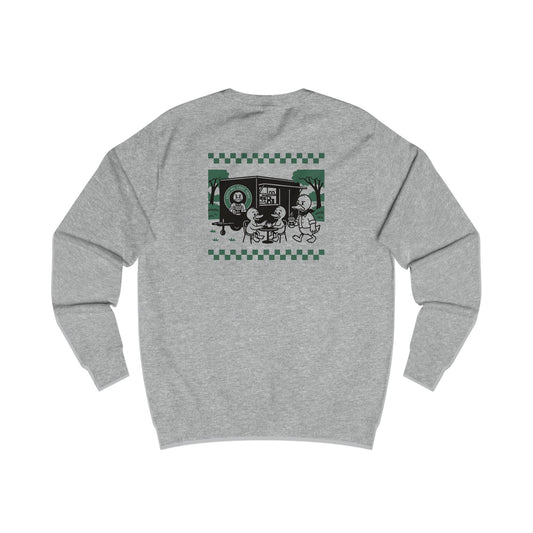 Unisex Wil Cwac Cwac Inspired Retro Coffee Unisex Jumper (Double Sided)