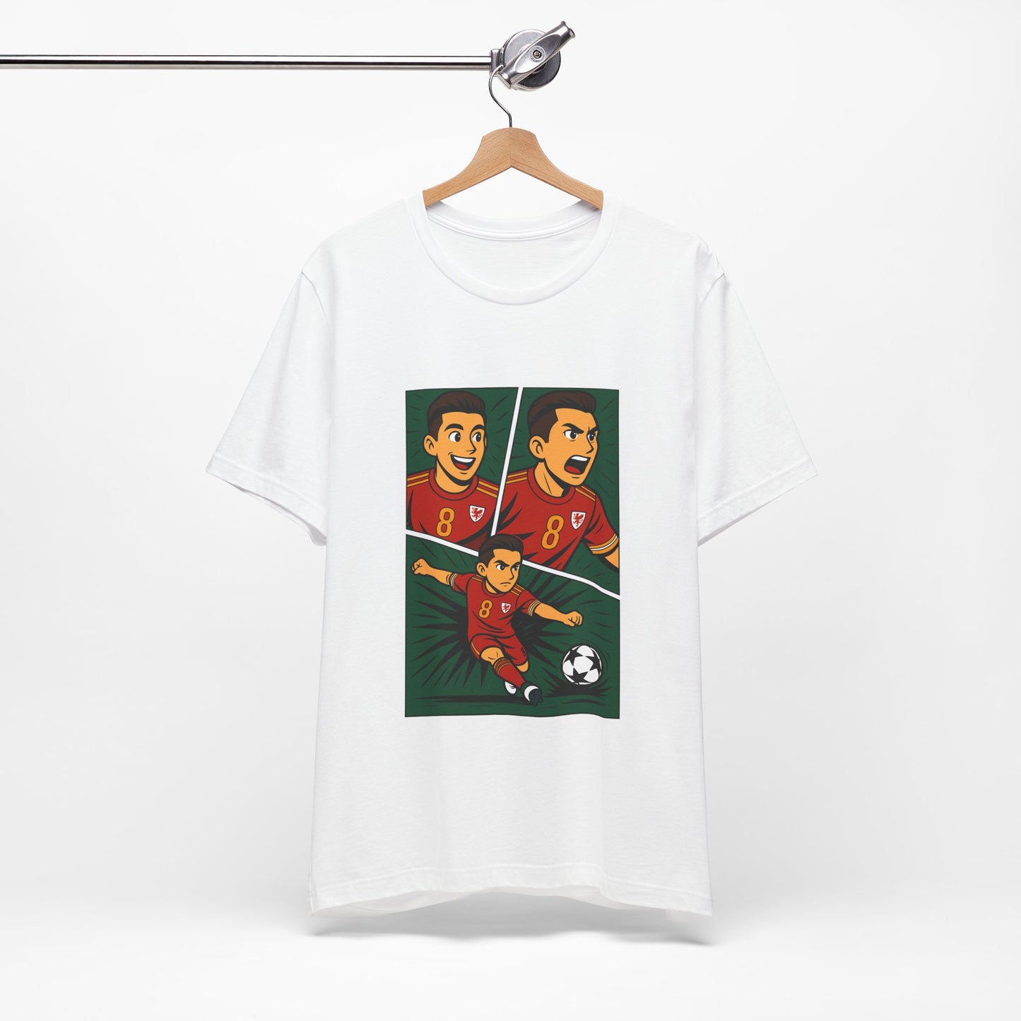 Harry Wilson Wales Football Graphic T-Shirt (Unisex)