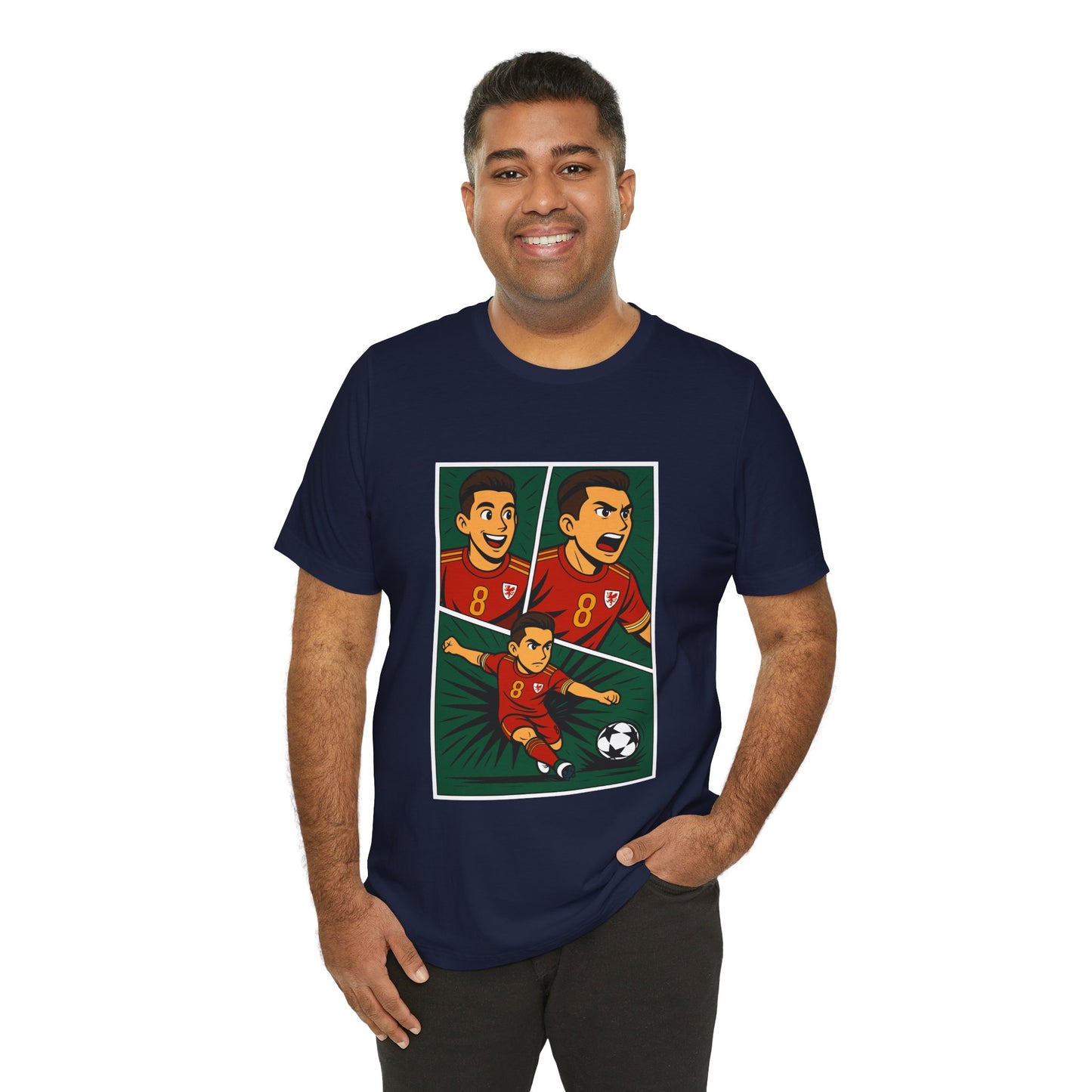 Harry Wilson Wales Football Graphic T-Shirt (Unisex)