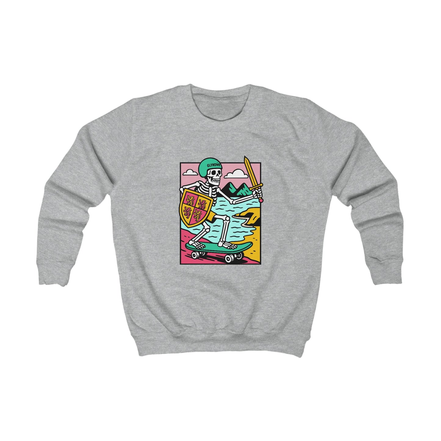 Kids Skeleton Glyndŵr Jumper — Skateboard Design