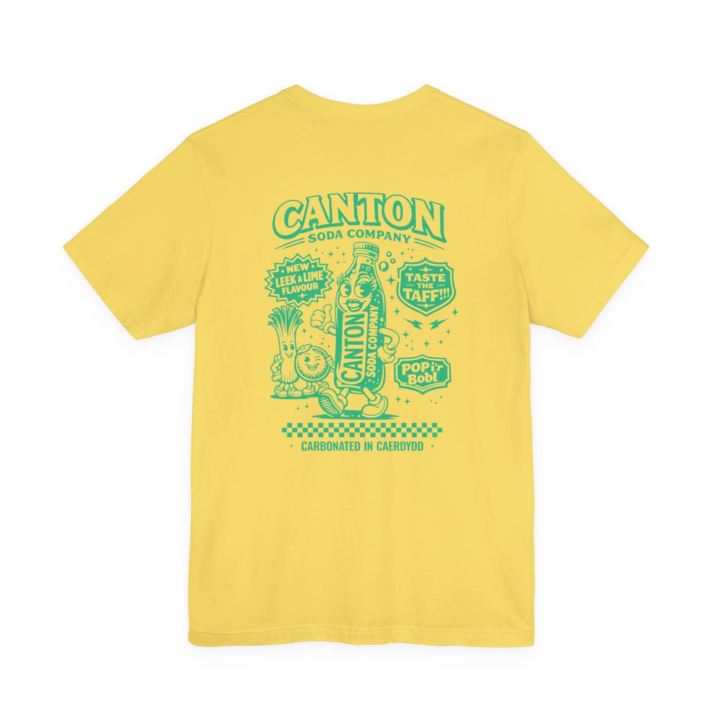 Canton Soda Company Retro Fizzy Drinks T-Shirt (Unisex) - Double Sided