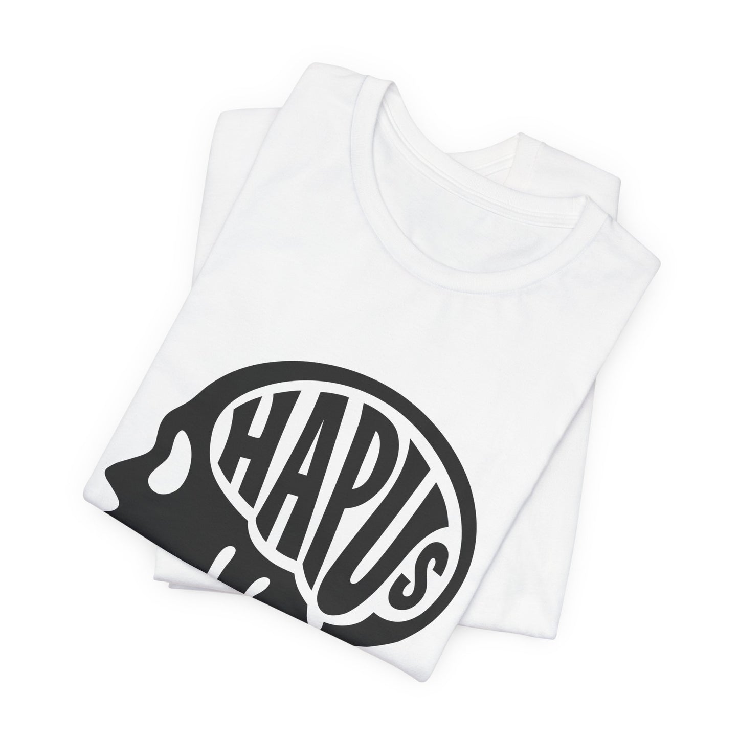 Hapus Skull Graphic Tee —Happy Brain Welsh T‑Shirt
