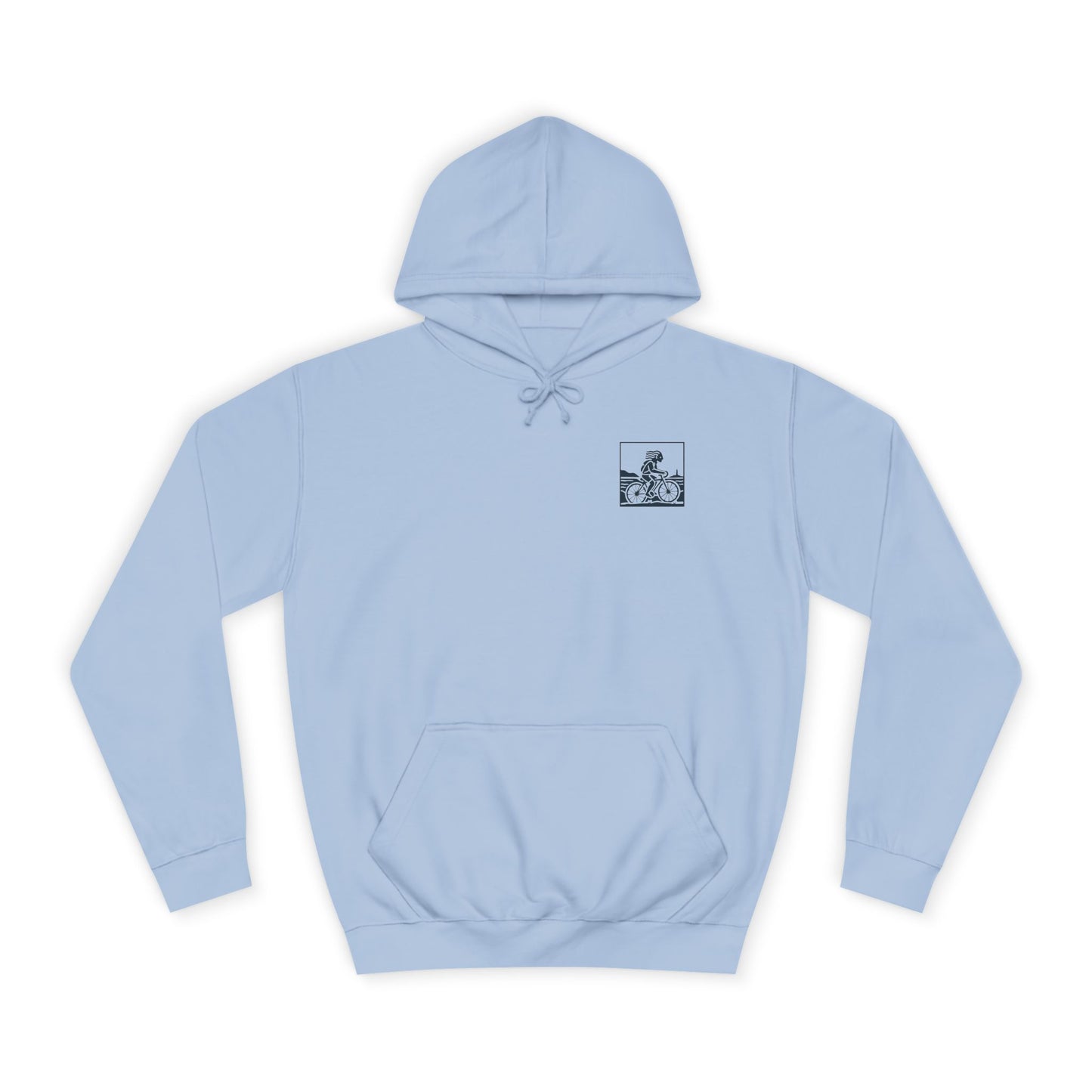 West Wales Cycling Unisex Hoodie - 'Barod Am Y Daith' (Double Sided)