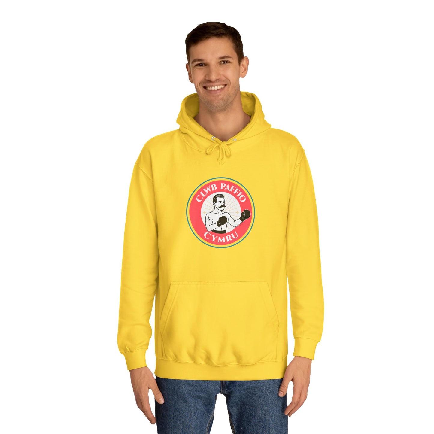 Clwb Paffio Cymru - Retro Boxing Unisex Hoodie