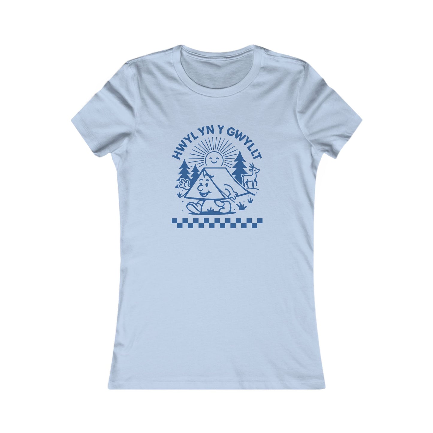 Women's Retro Camping Tee — 'Hwyl yn y Gwyllt'