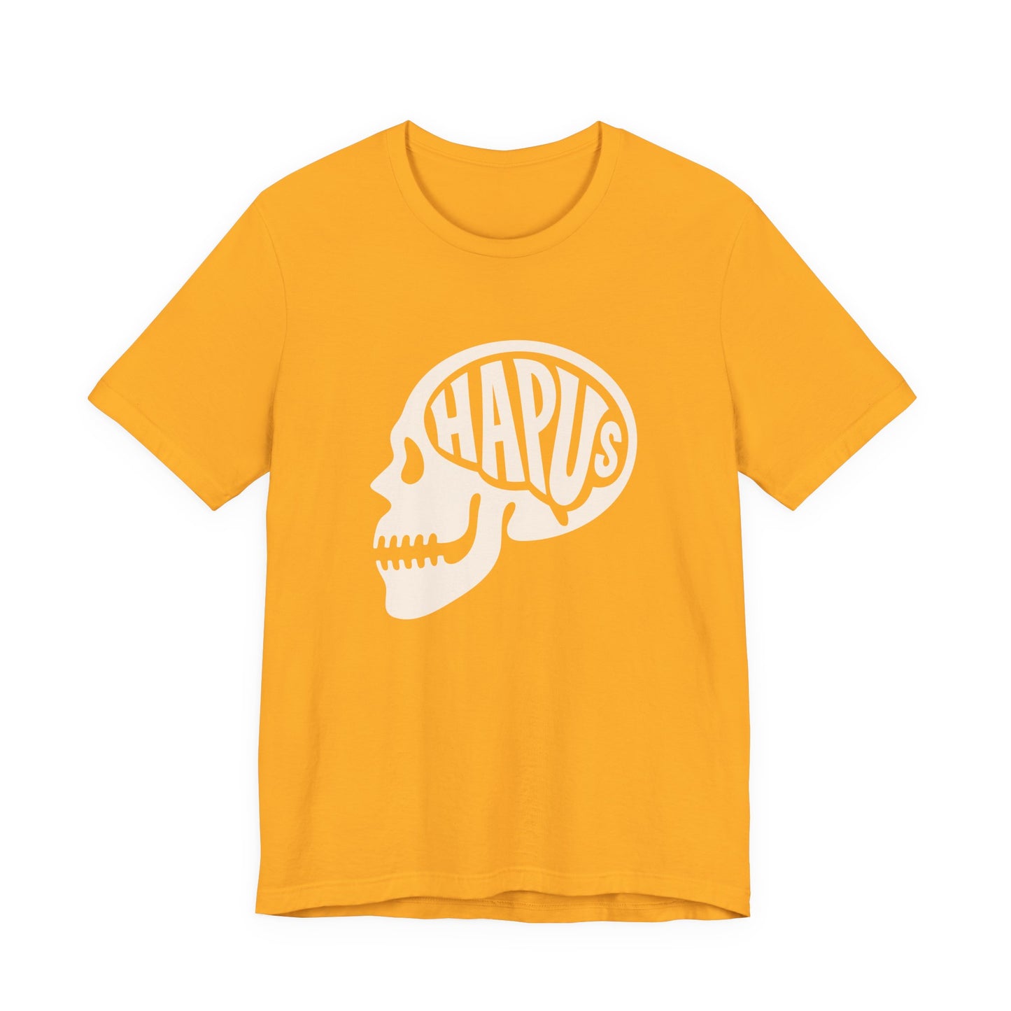Hapus Skull Graphic Tee - Happy Brain Welsh T‑Shirt