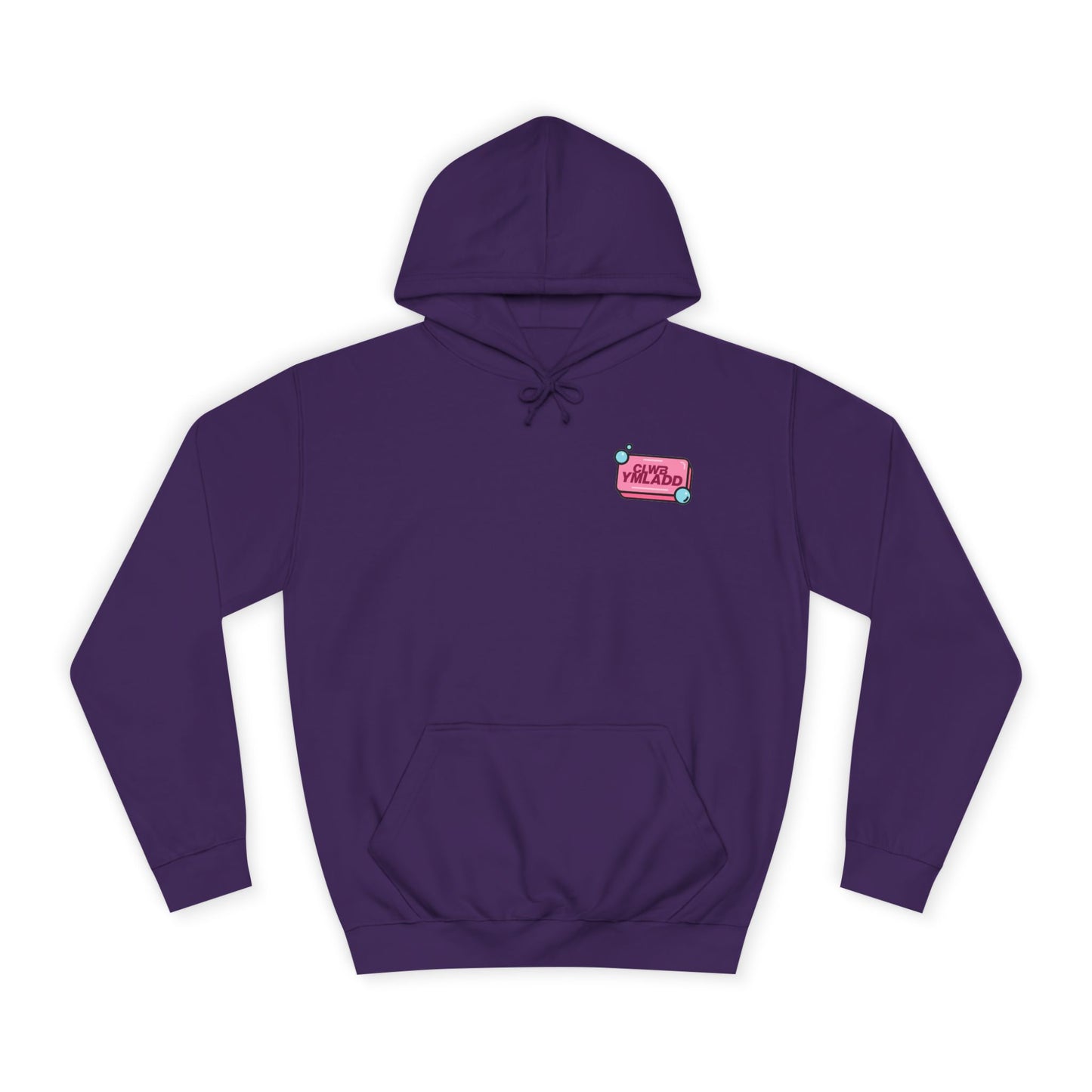 Retro Fight Club Hoodie - 'Clwb Ymladd'