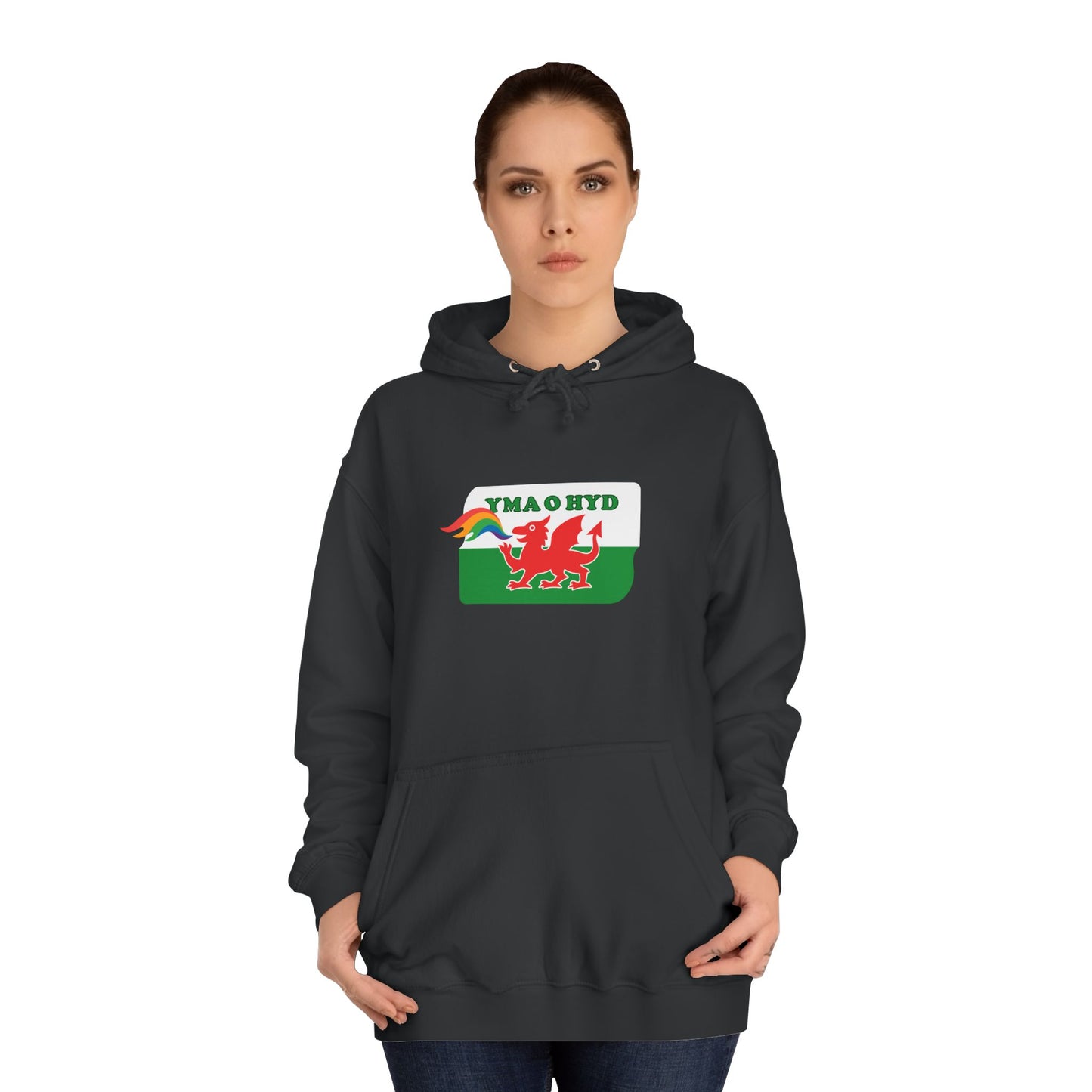 Pride Welsh Flag Hoodie (Unisex) - Yma O Hyd