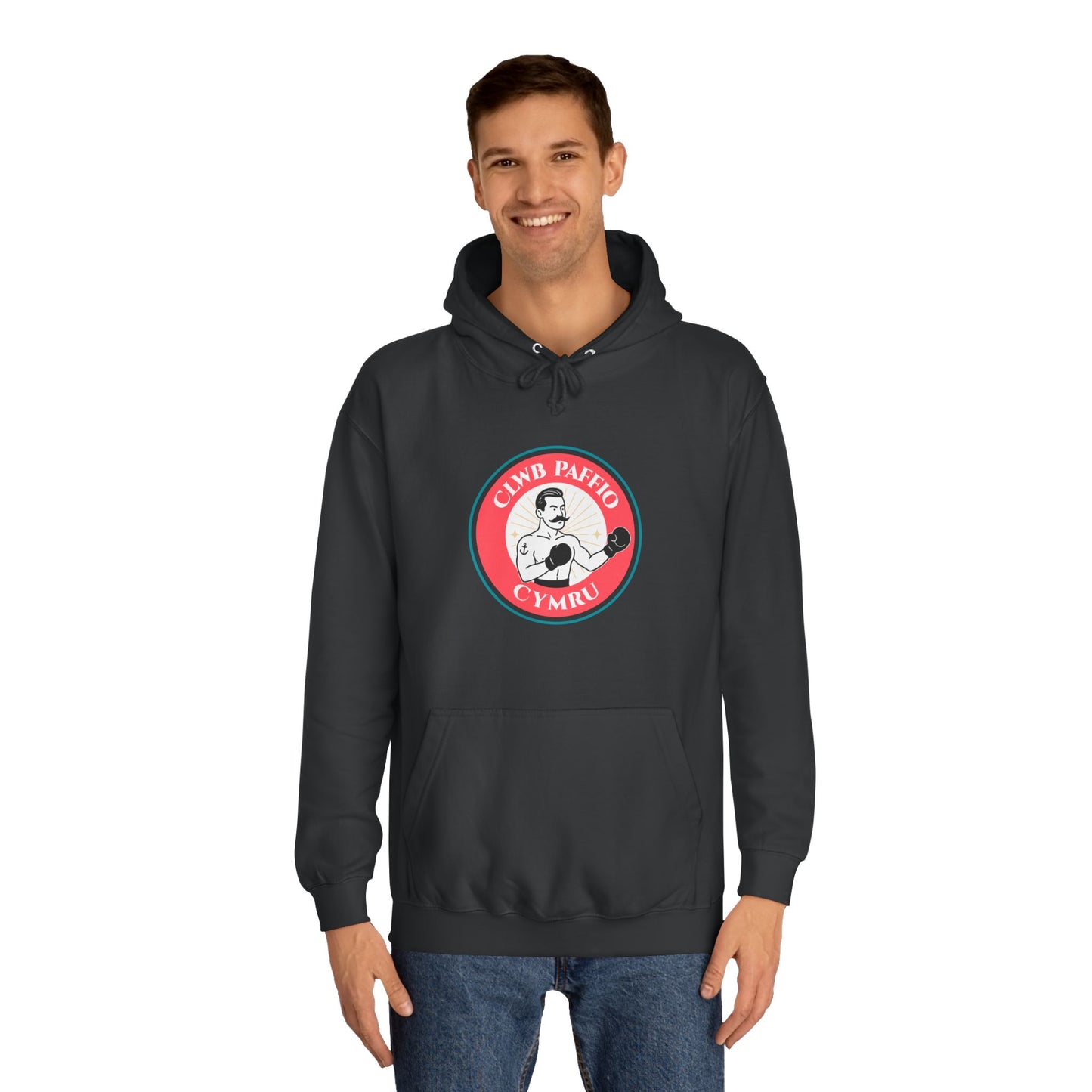 Clwb Paffio Cymru - Retro Boxing Unisex Hoodie