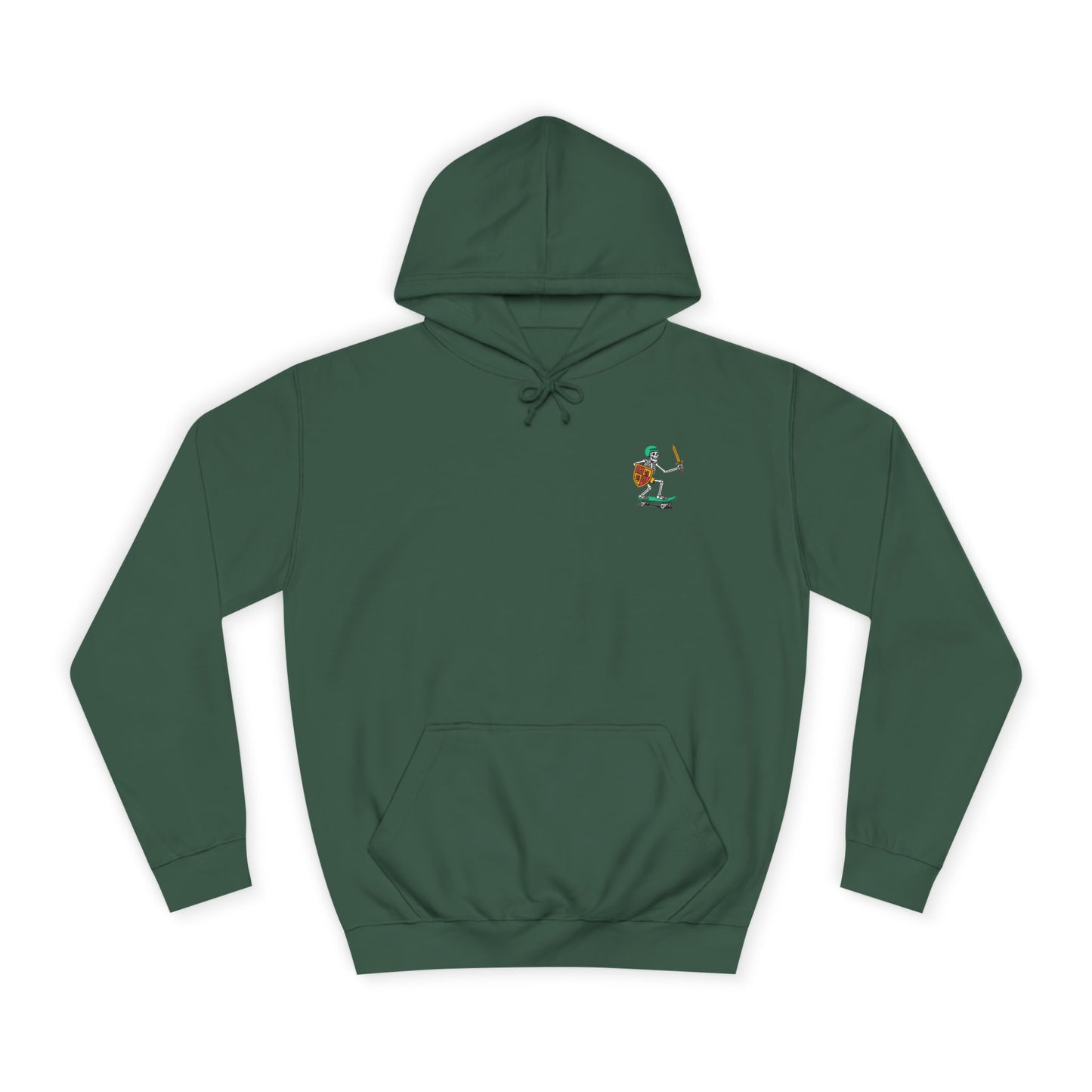 Skateboard Glyndŵr Unisex Hoodie (Double Sided)
