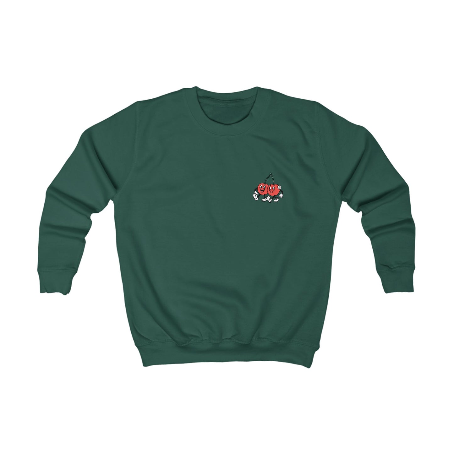 Kids Cherry Sweatshirt — "Ceirios Trelew, Patagonia" Vintage Pullover