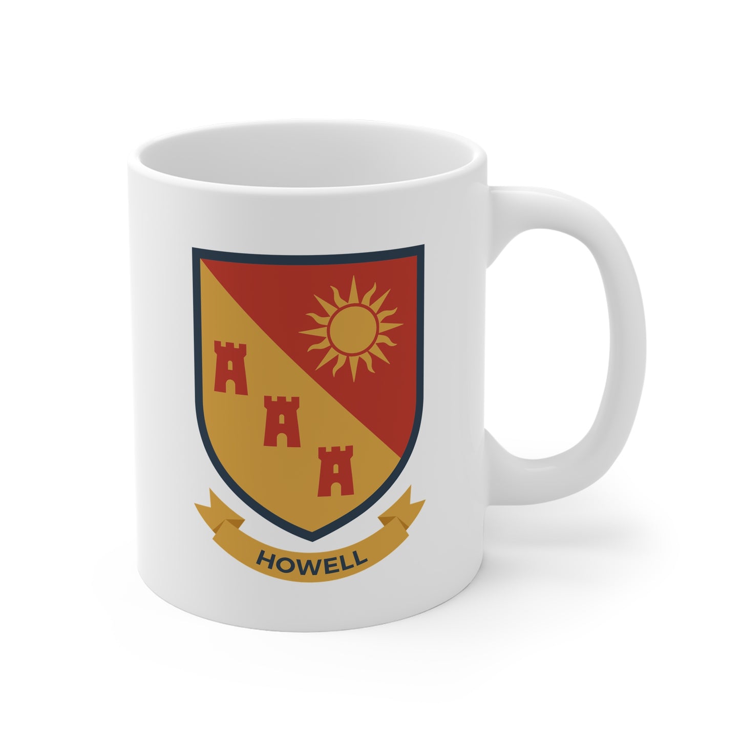 Howell Family Crest Mug - Welsh Heraldry
