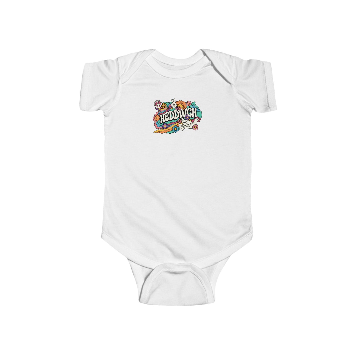 'Heddwch' Infant Bodysuit - Peace Onesie
