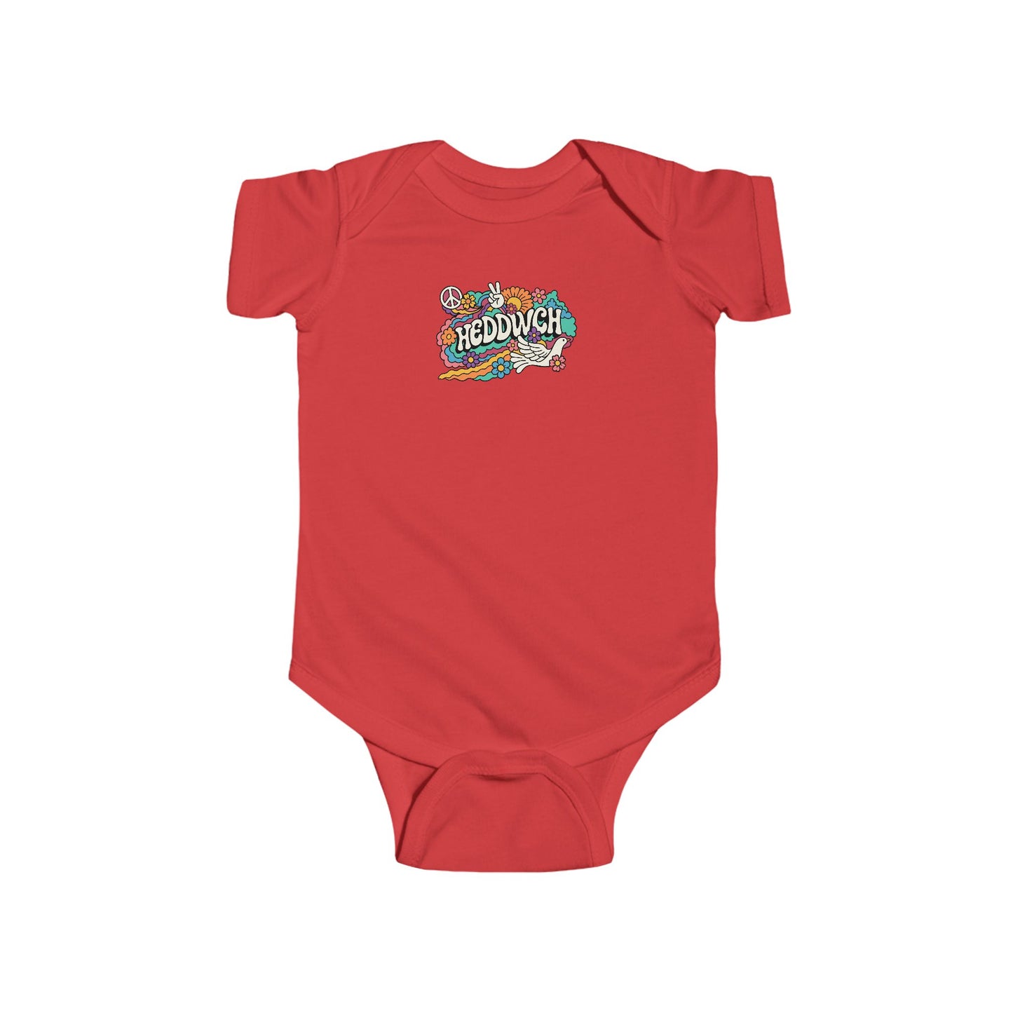'Heddwch' Infant Bodysuit - Peace Onesie