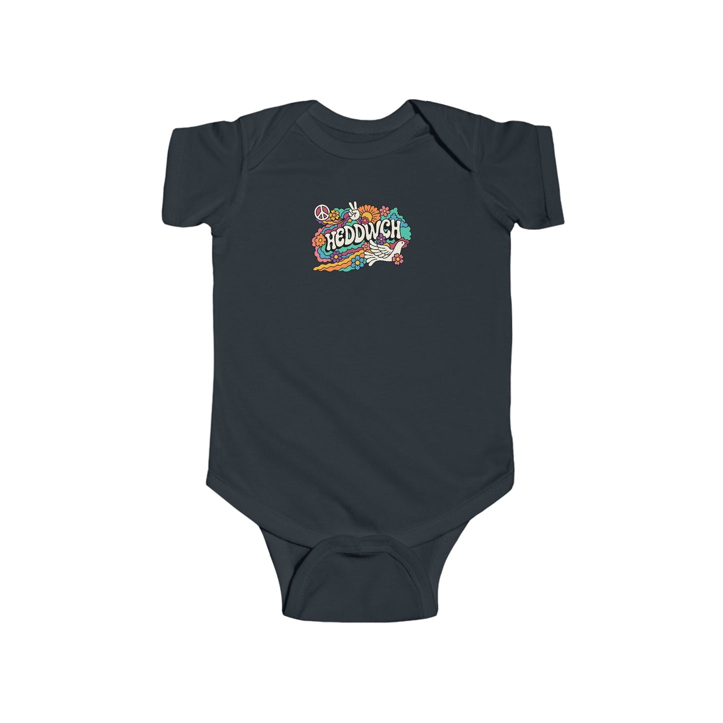 'Heddwch' Infant Bodysuit - Peace Onesie