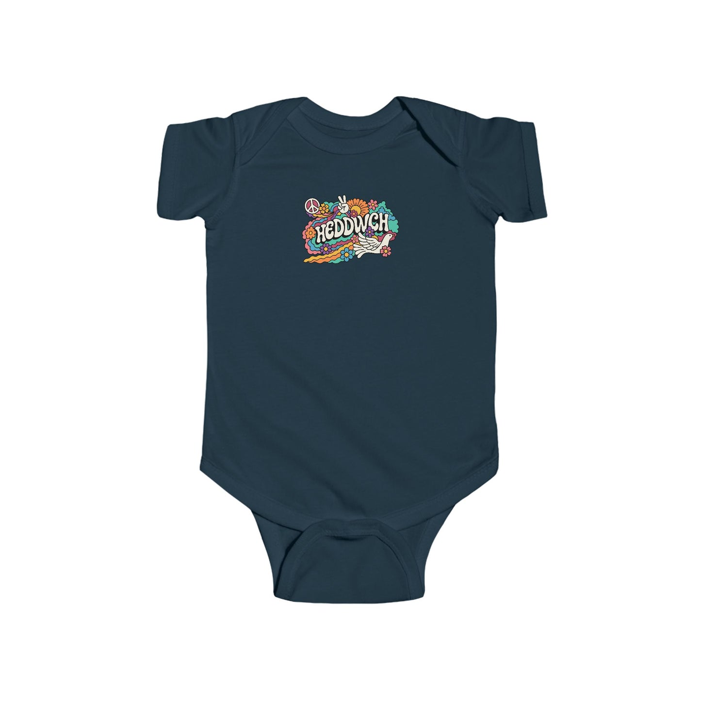 'Heddwch' Infant Bodysuit - Peace Onesie