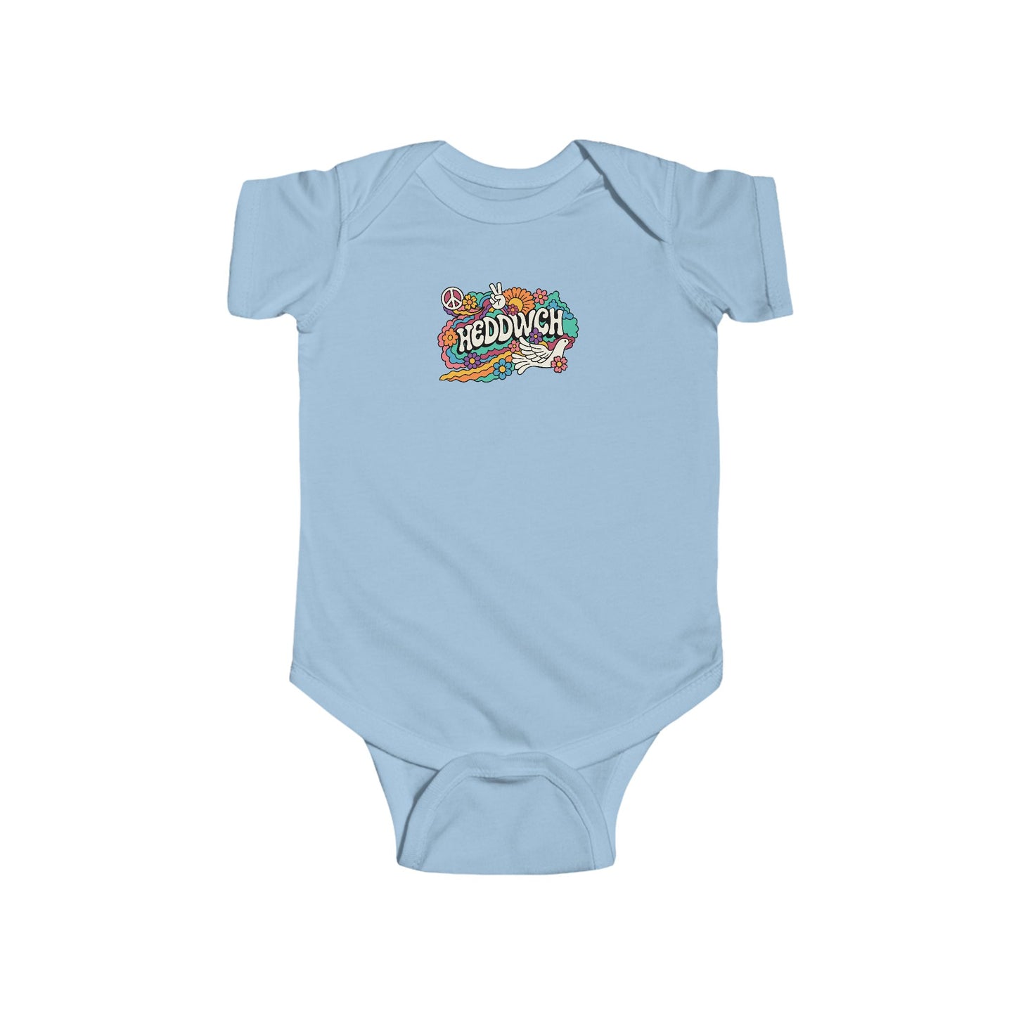 'Heddwch' Infant Bodysuit - Peace Onesie