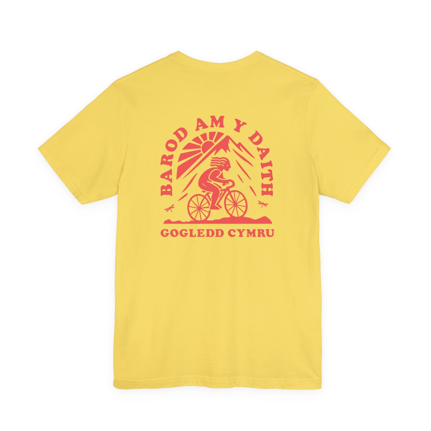 Gogledd Cymru Cycling Unisex Tee - 'Barod Am Y Daith'