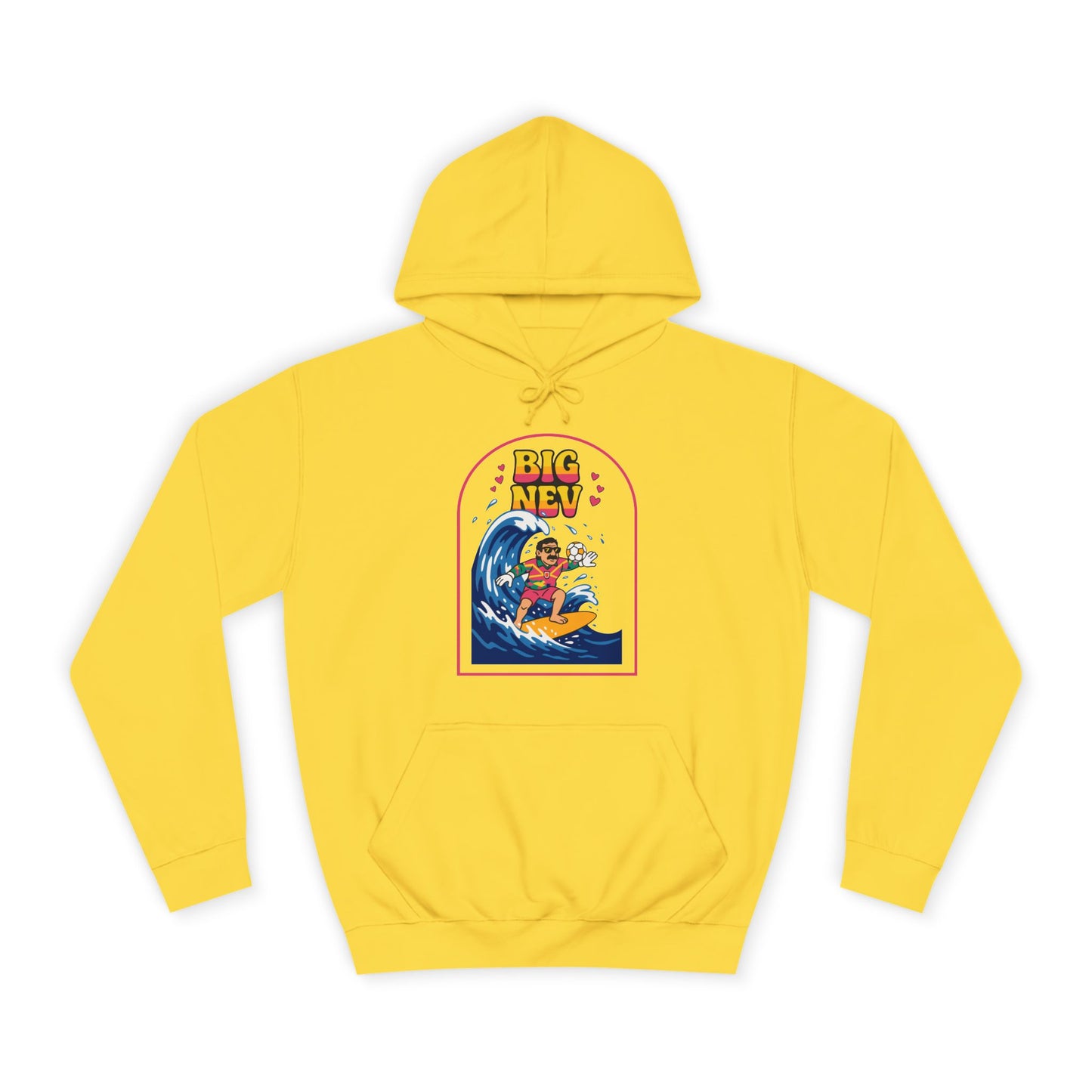 Neville Southall Retro Surfing  Hoodie (Unisex)