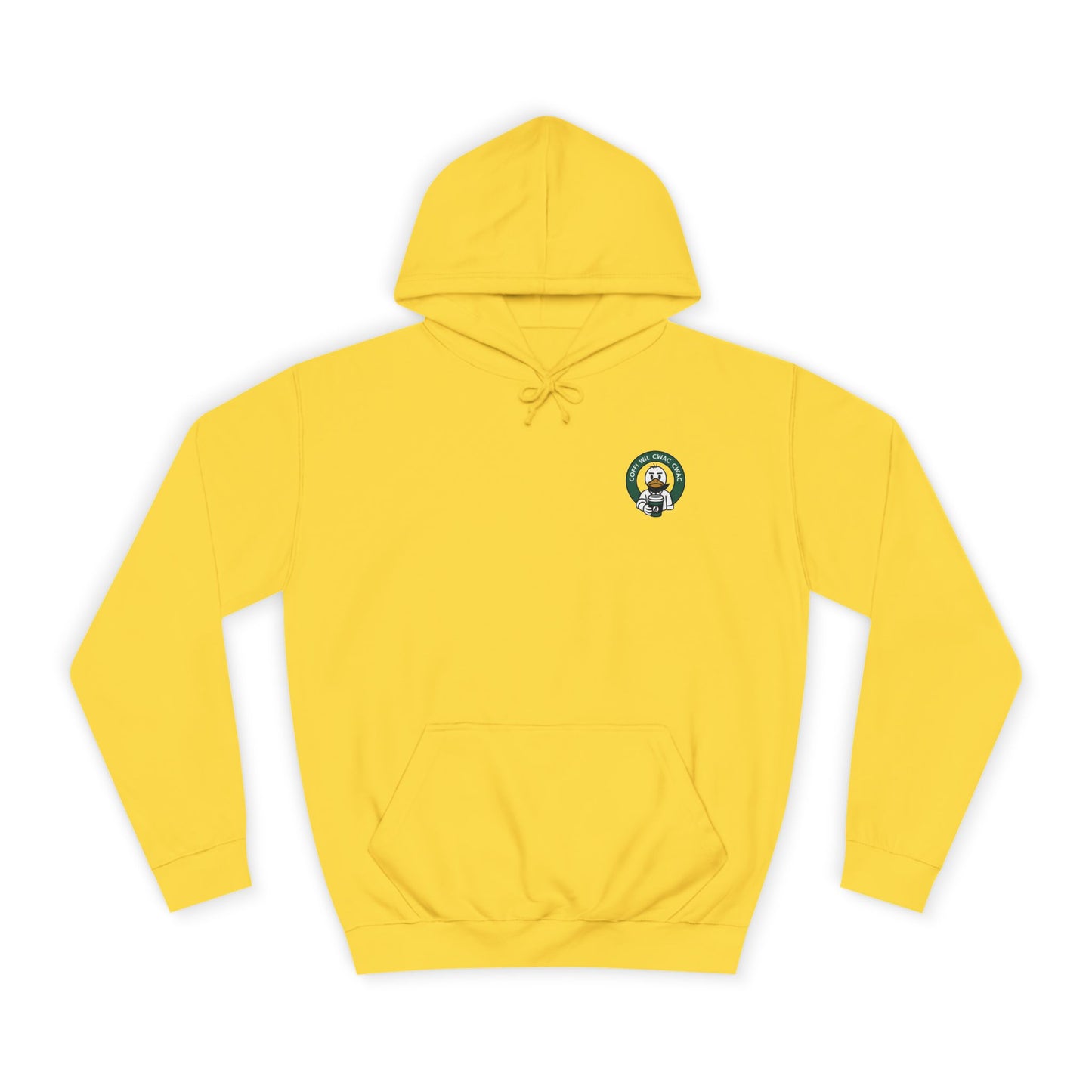 'Coffi Wil Cwac Cwac' Retro Hoodie