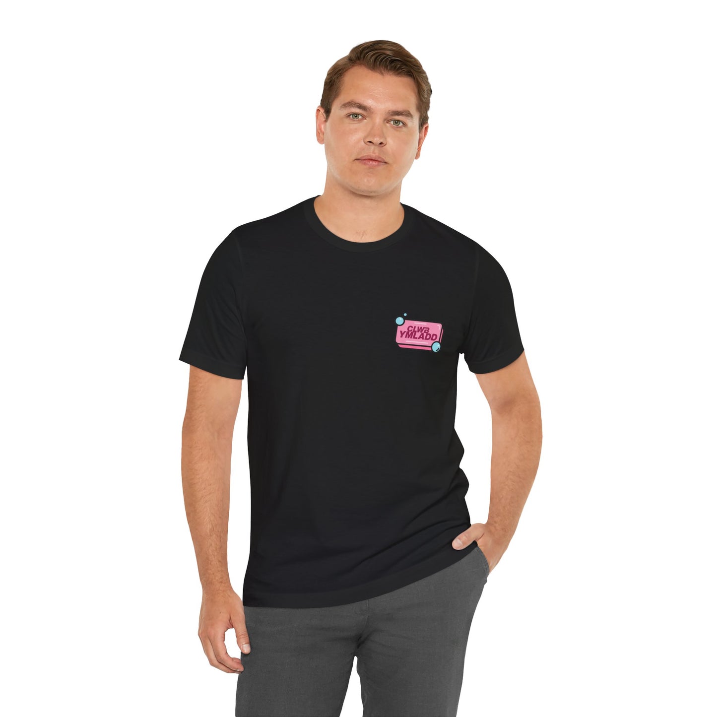 Fight Club Retro Unisex Tee - Welsh Language 'Clwb Ymladd'