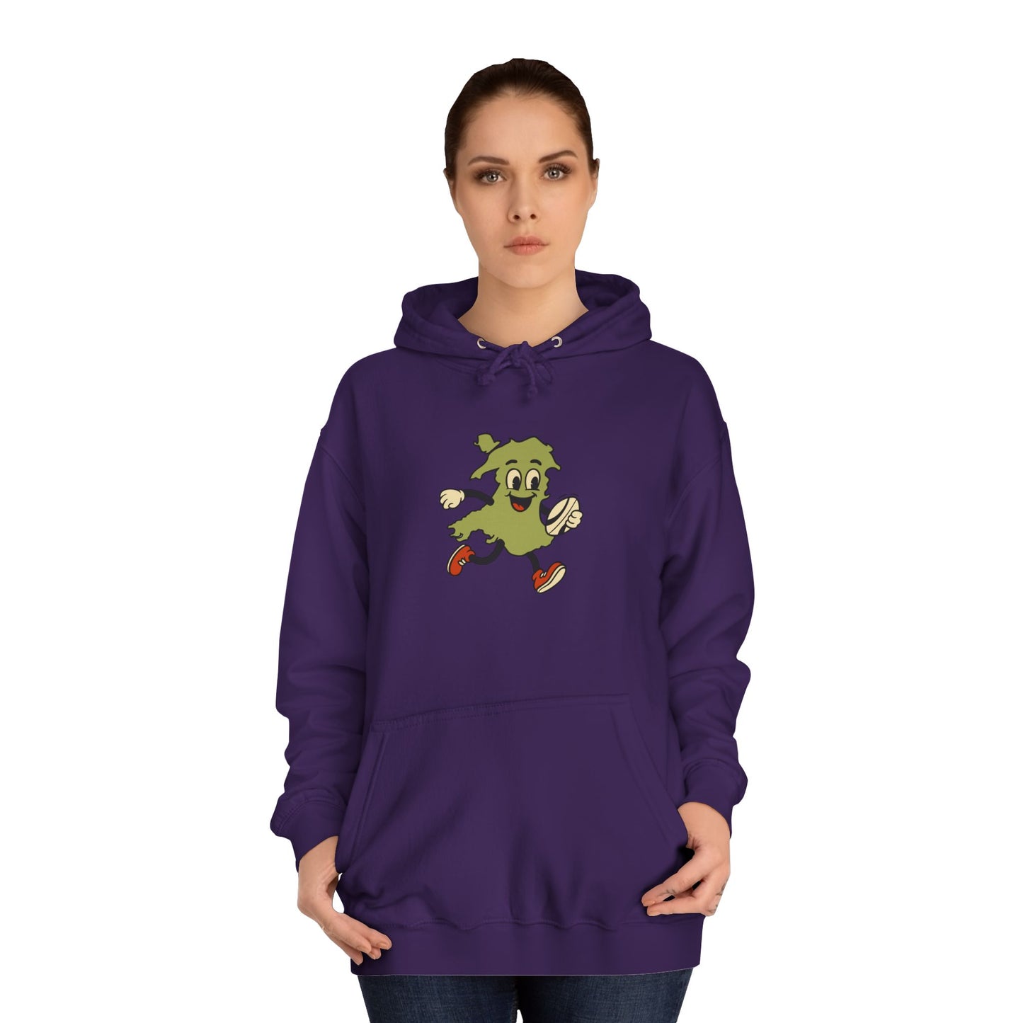 Retro Welsh Rugby Map Unisex Hoodie
