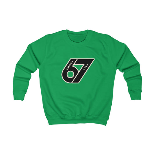Kids 'Six-Seven' Sweatshirt - Welsh Language 'Chwech-Saith'