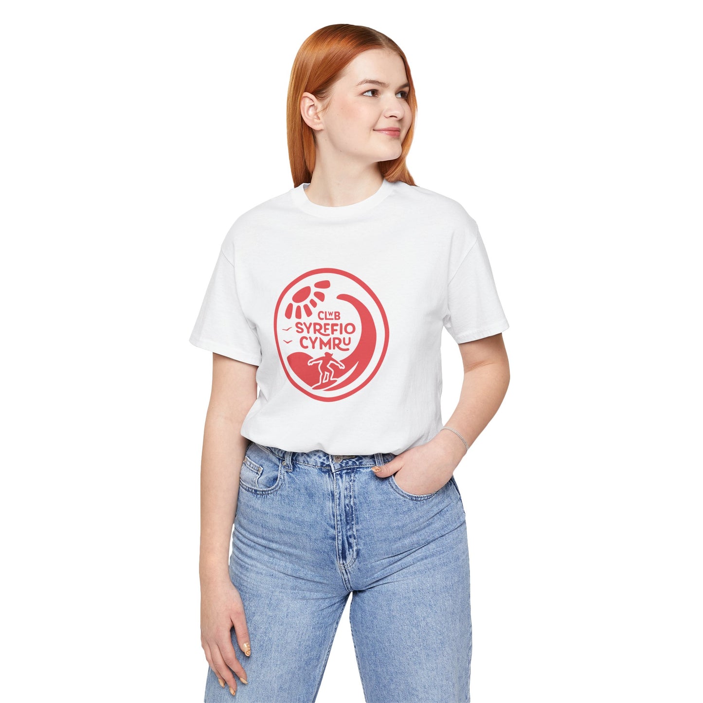 'Clwb Syrffio Cymru' Unisex T-Shirt - Welsh Surf Club Logo Tee