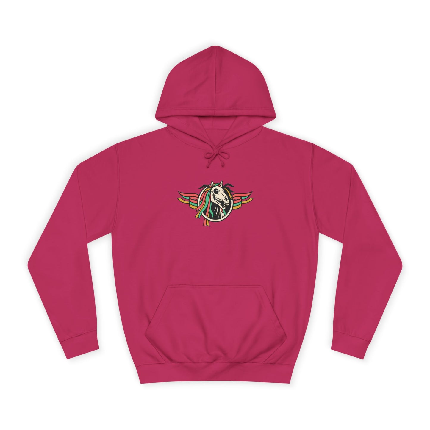 Mari Lwyd Unisex Horse Skull Hoodie