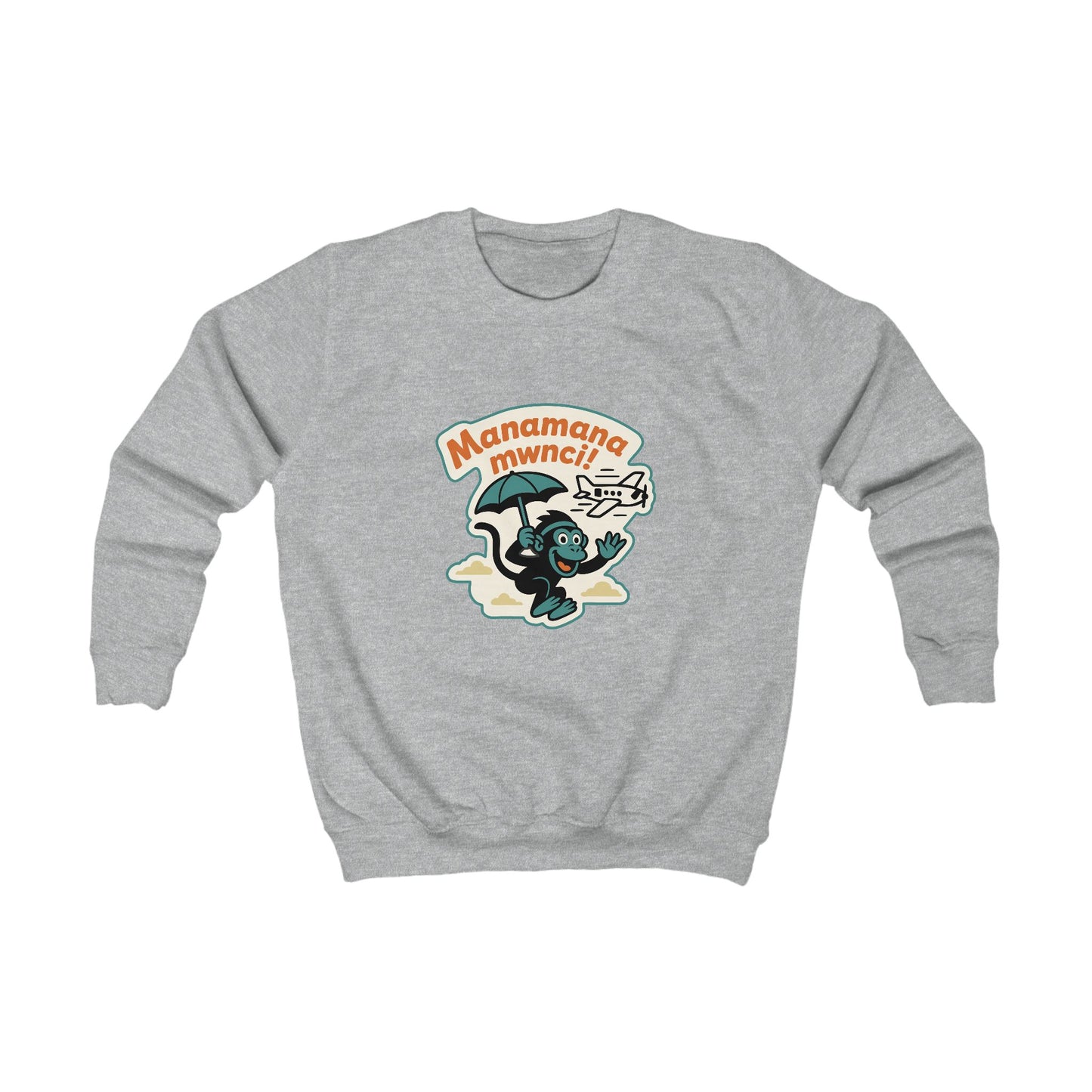 Kids Welsh Skydiving Monkey Jumper - "Manamana Mwnci"