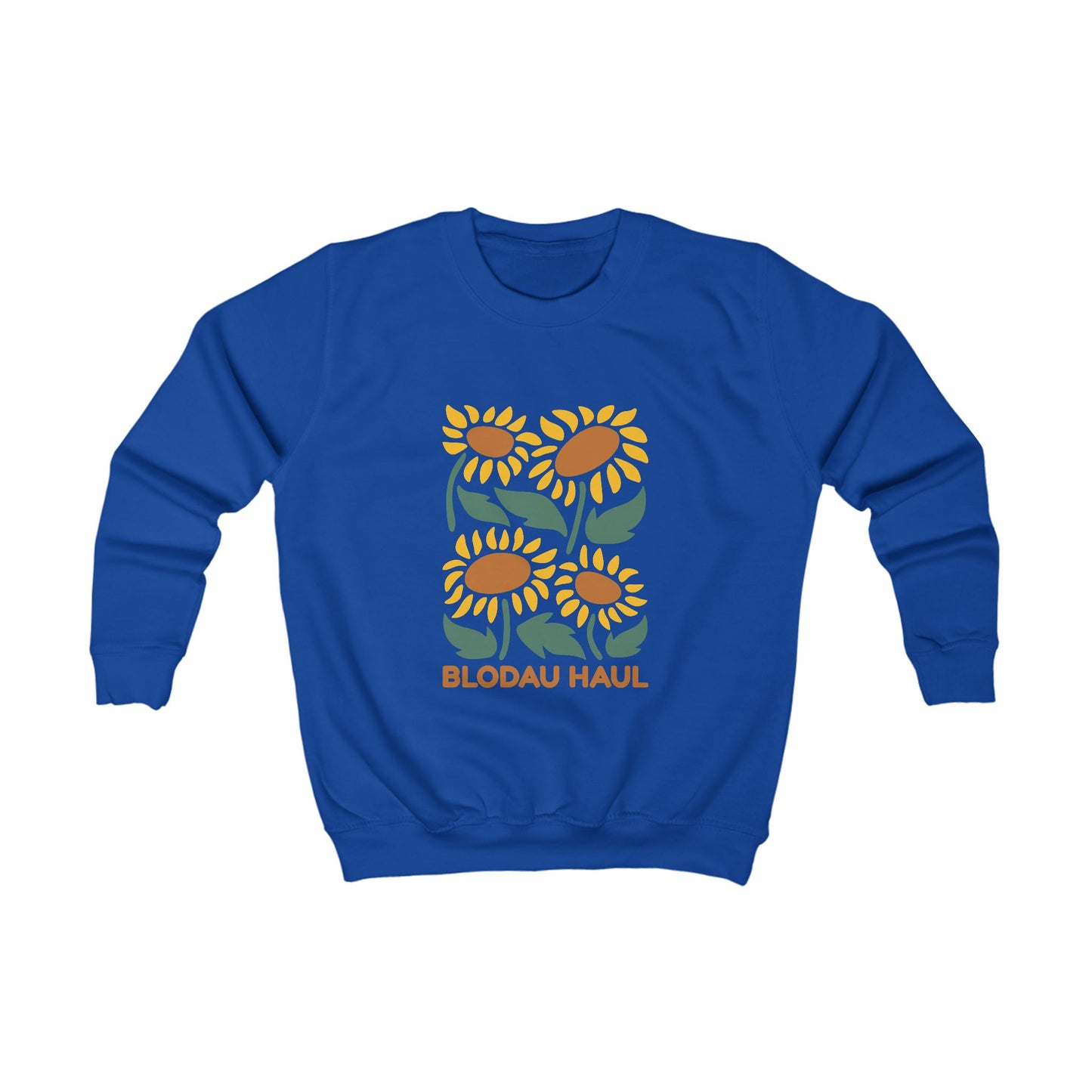 Kids Sunflower Jumper -  'Blodau Haul'
