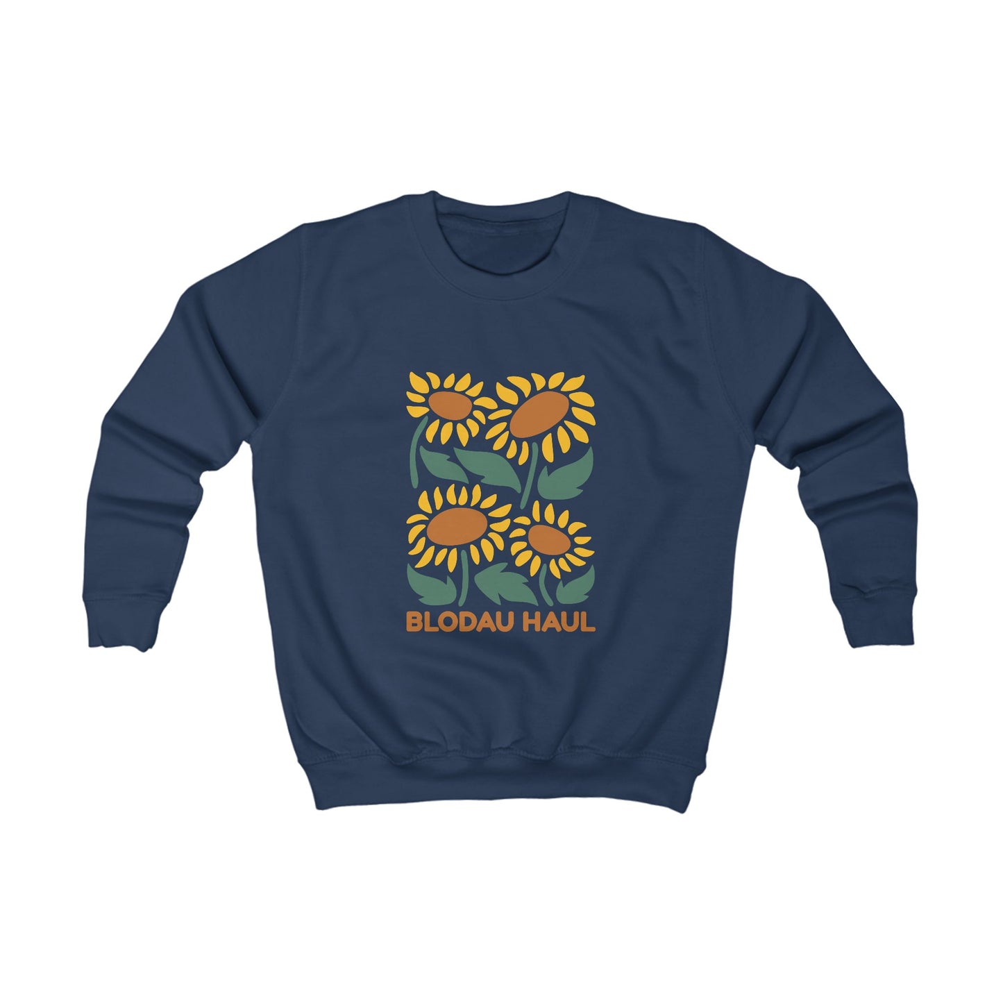 Kids Sunflower Jumper -  'Blodau Haul'