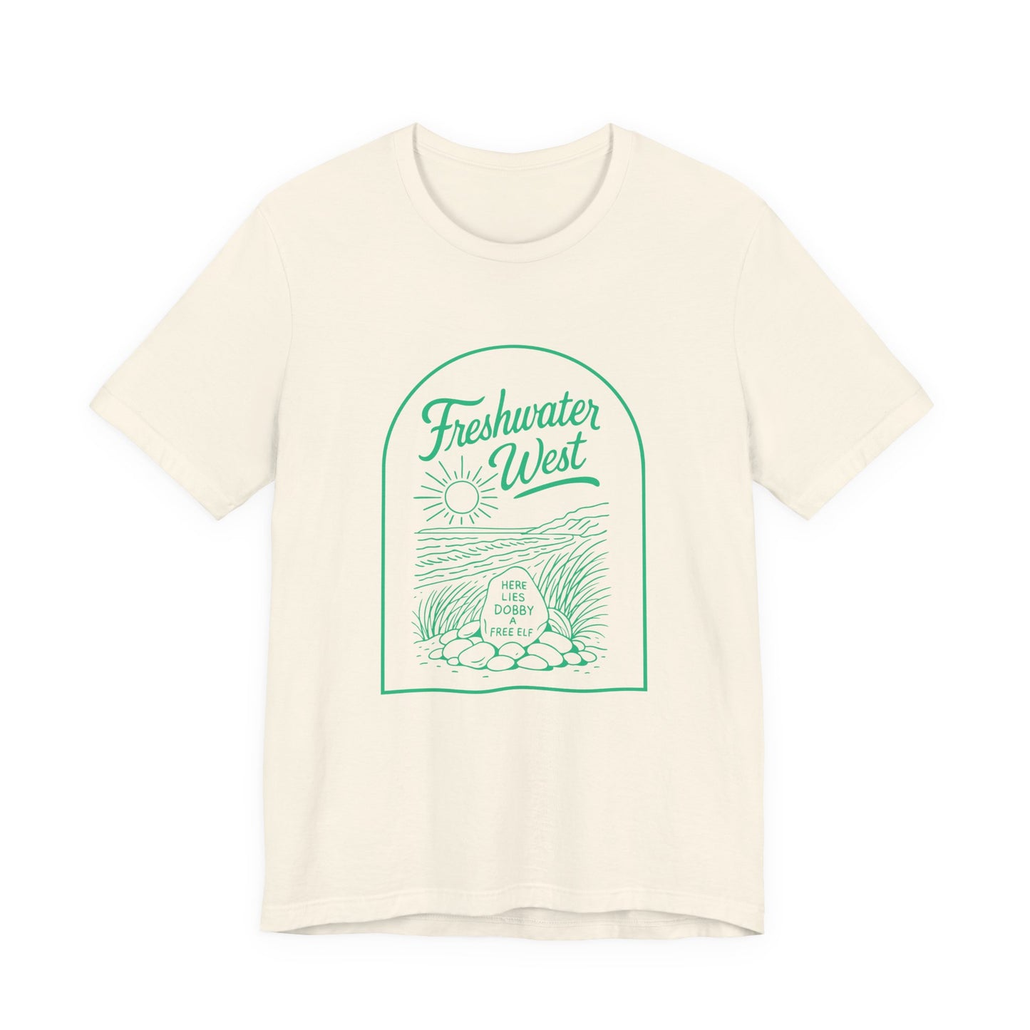 Freshwater West Unisex Tee - Dobby's Grave Harry Potter Graphic T-Shirt