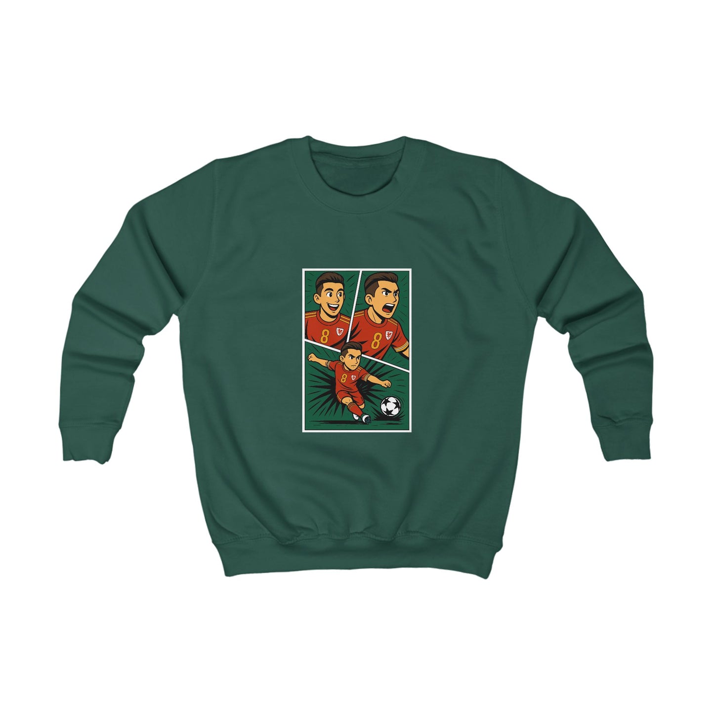 Kids Harry Wilson Sweatshirt - Comic Book Style
