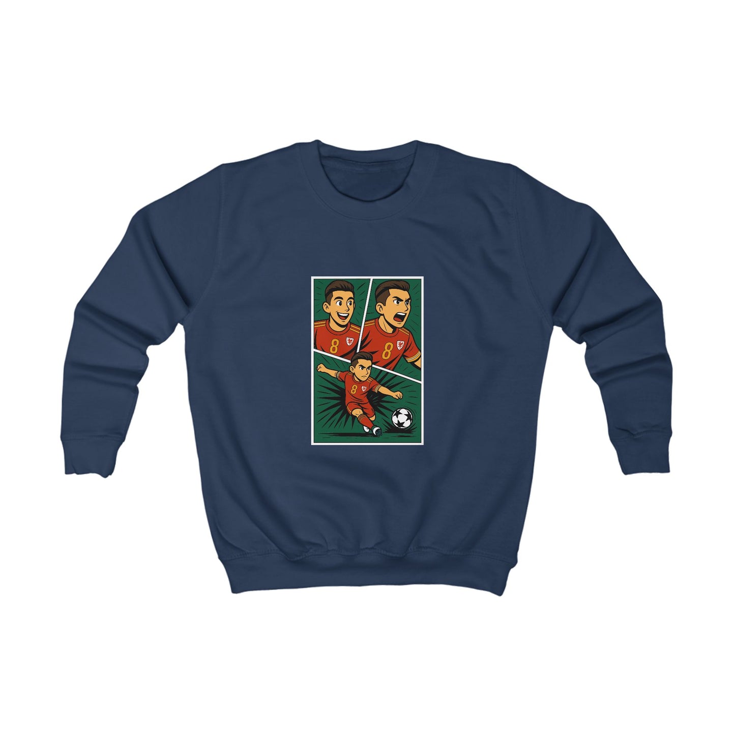 Kids Harry Wilson Sweatshirt - Comic Book Style
