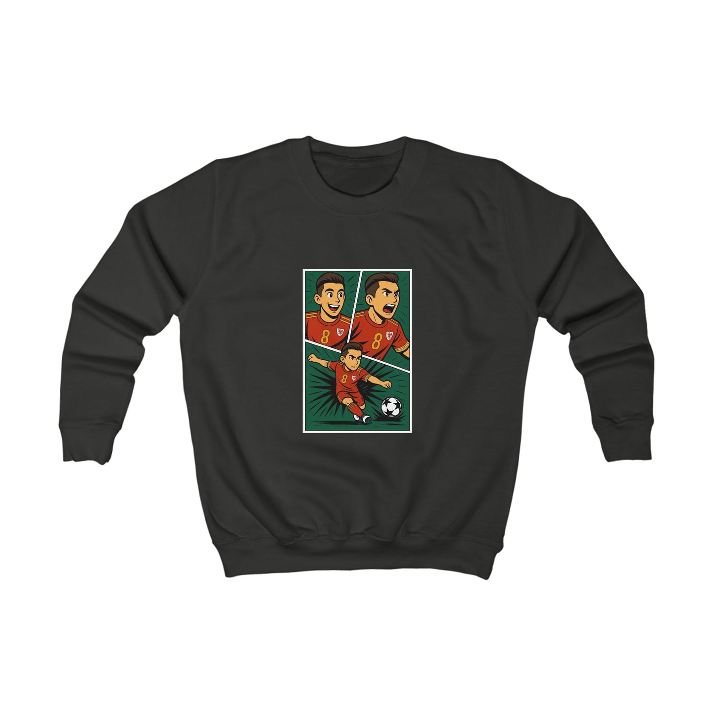 Kids Harry Wilson Sweatshirt - Comic Book Style