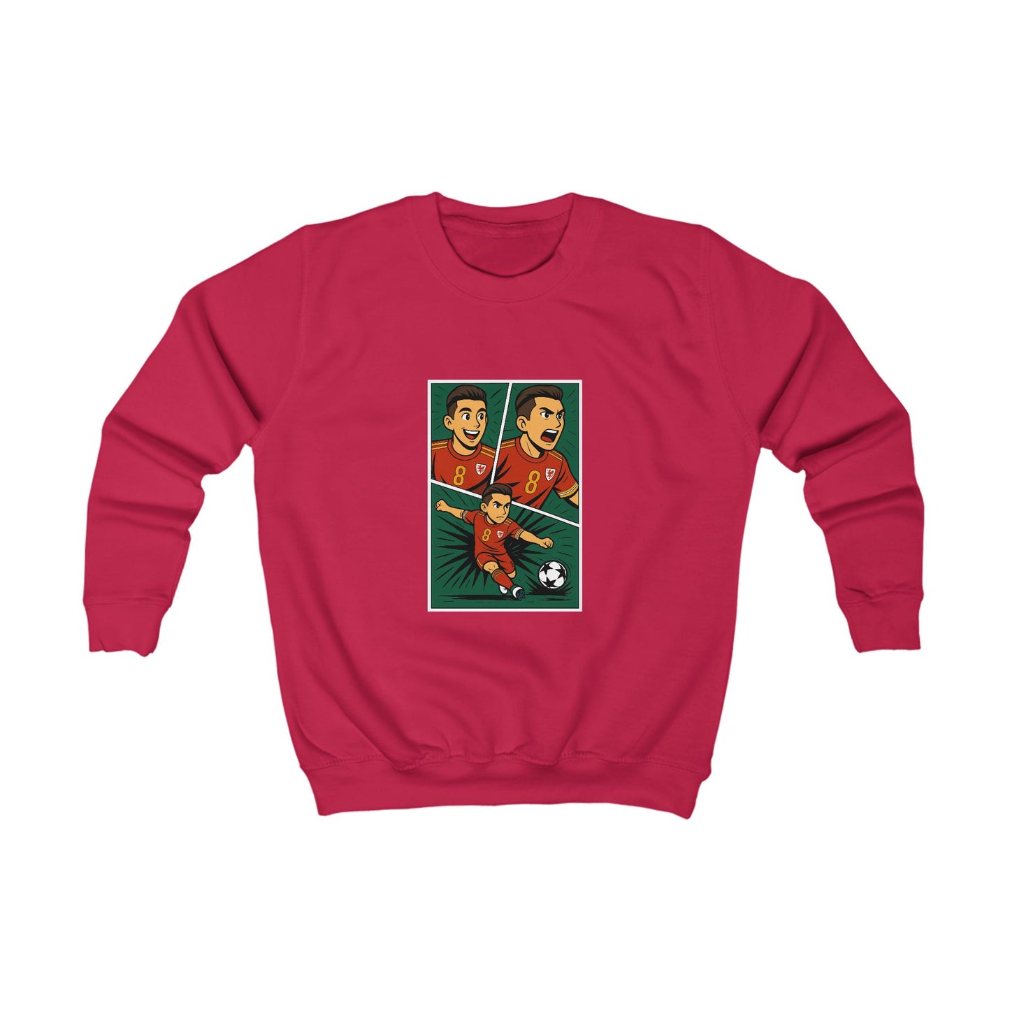 Kids Harry Wilson Sweatshirt - Comic Book Style