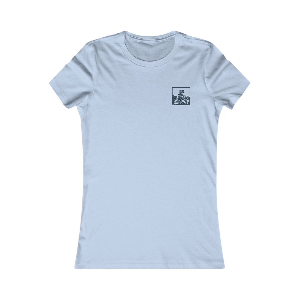 Women's West Wales Cycling  Slim Fit Tee - 'Barod Am Y Daith' (Double Sided)