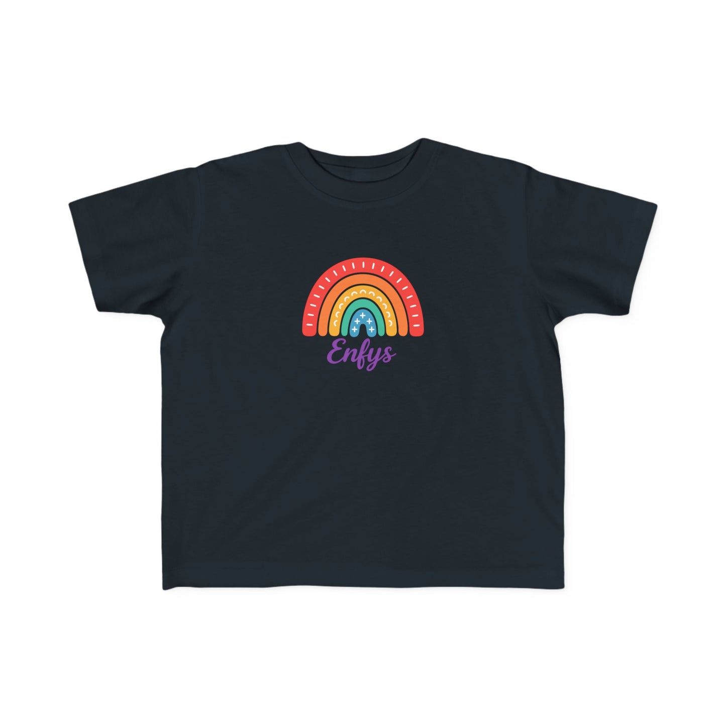 Toddler 'Enfys' Rainbow T-Shirt